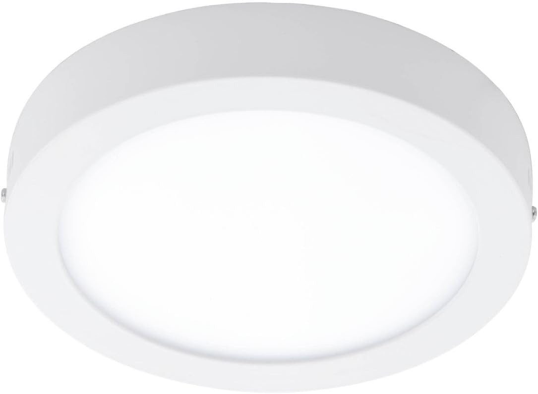 EGLO Deckenleuchten EGLO 33315 LED Aufbauleuchte Crosslink FUEVA-C weiss H:4cm Ø:22.5cm di, EGLO 33315 LED Aufbauleuchte Crosslink FUEVA-C weiss H:4cm Ø:22.5cm di