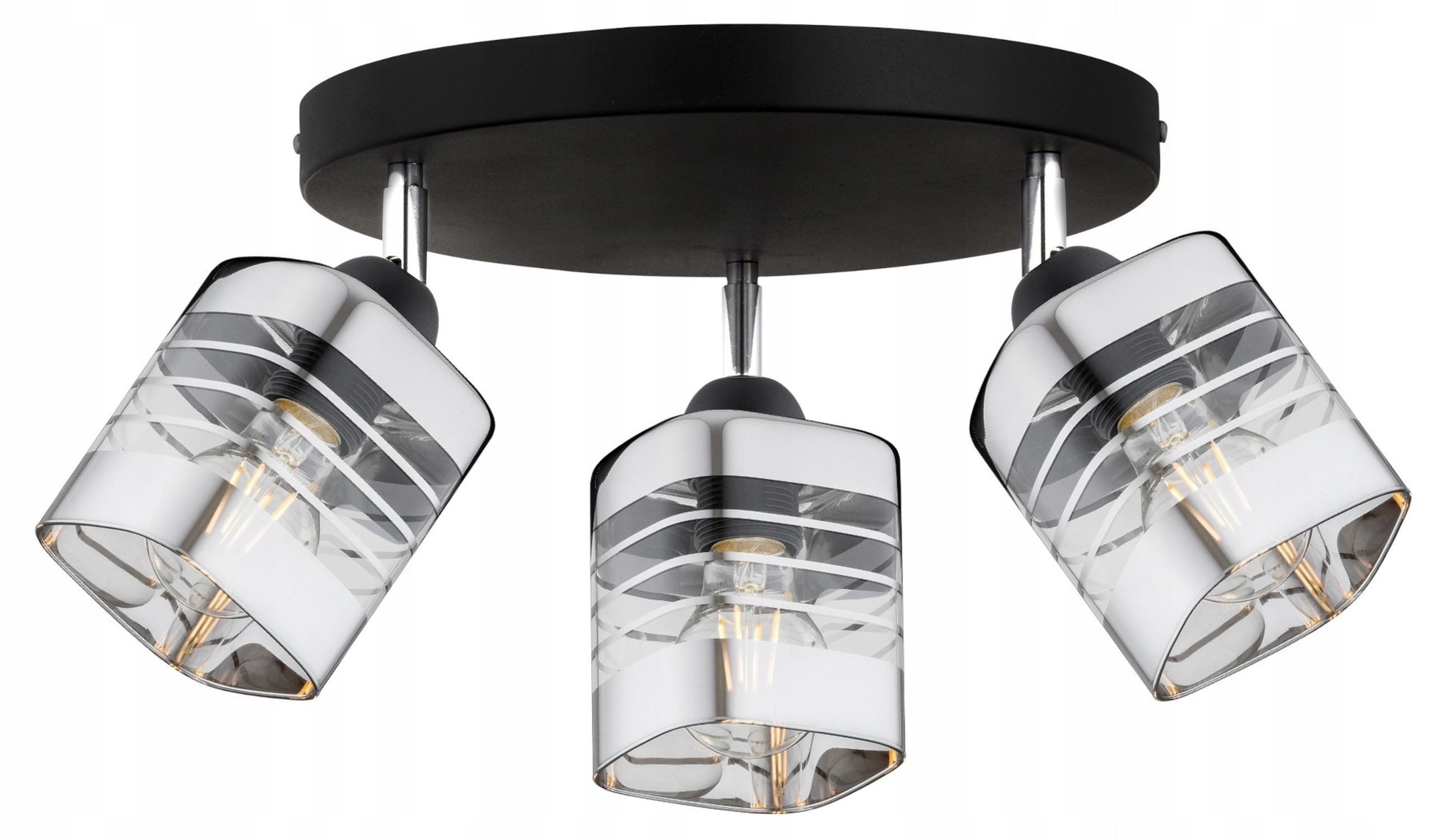 Licht-Erlebnisse Deckenstrahler MILAN, ohne Leuchtmittel, E27 verstellbar B: 60 cm Modern