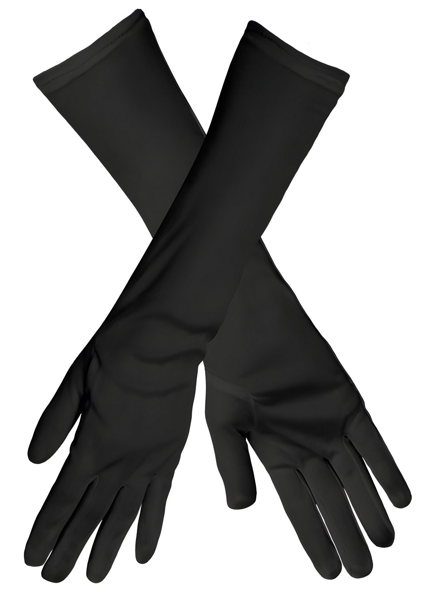 Boland Kostüm Handschuhe lang schwarz, Edle Handschuhe für zahlreiche Kostümideen