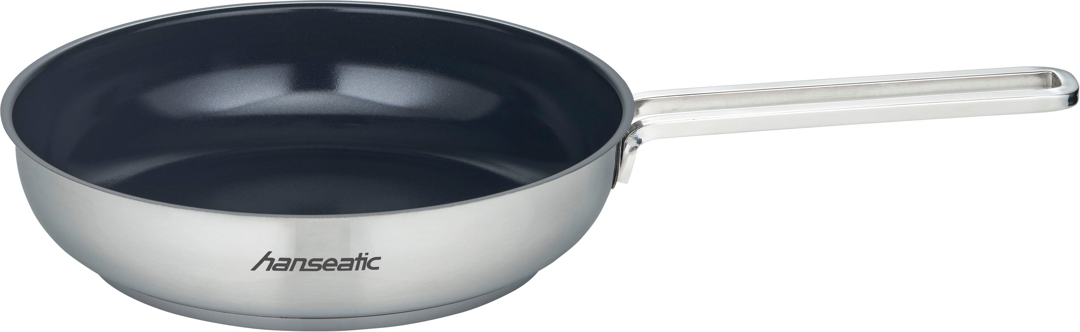 Hanseatic Pfannen-Set hanseatic, Edelstahl 18/10 (Set, 3-tlg., je 1x Pfanne 20 cm, 1,4 l; 24 cm, 2,2 l; 28 cm, 3,4 l), Antihaft-Versiegelung, beschichtet, Induktion