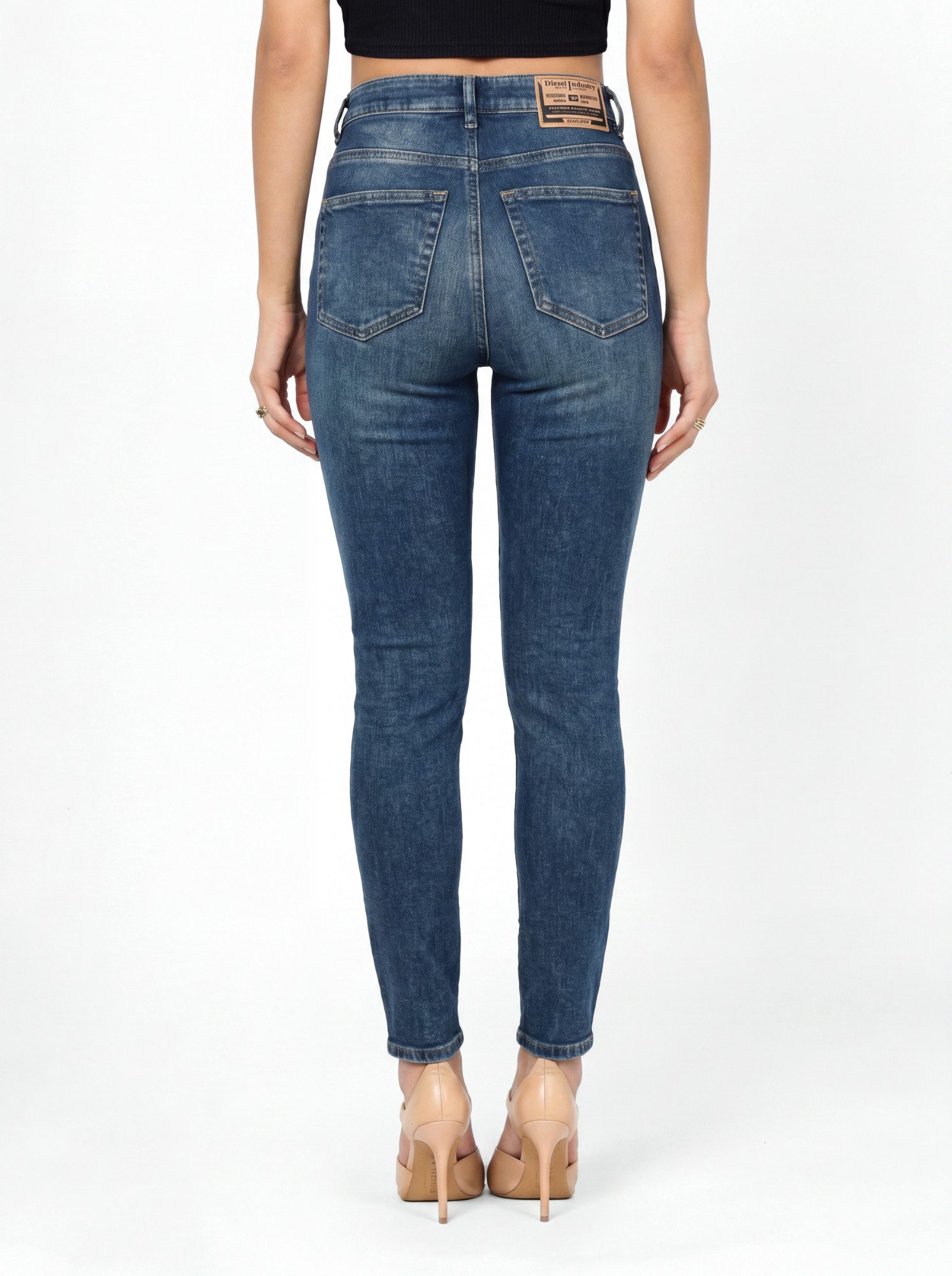 Diesel Skinny-fit-Jeans High Waist - 1984 SLANDY-HIGH Knöchelfrei, Hoher Stretch