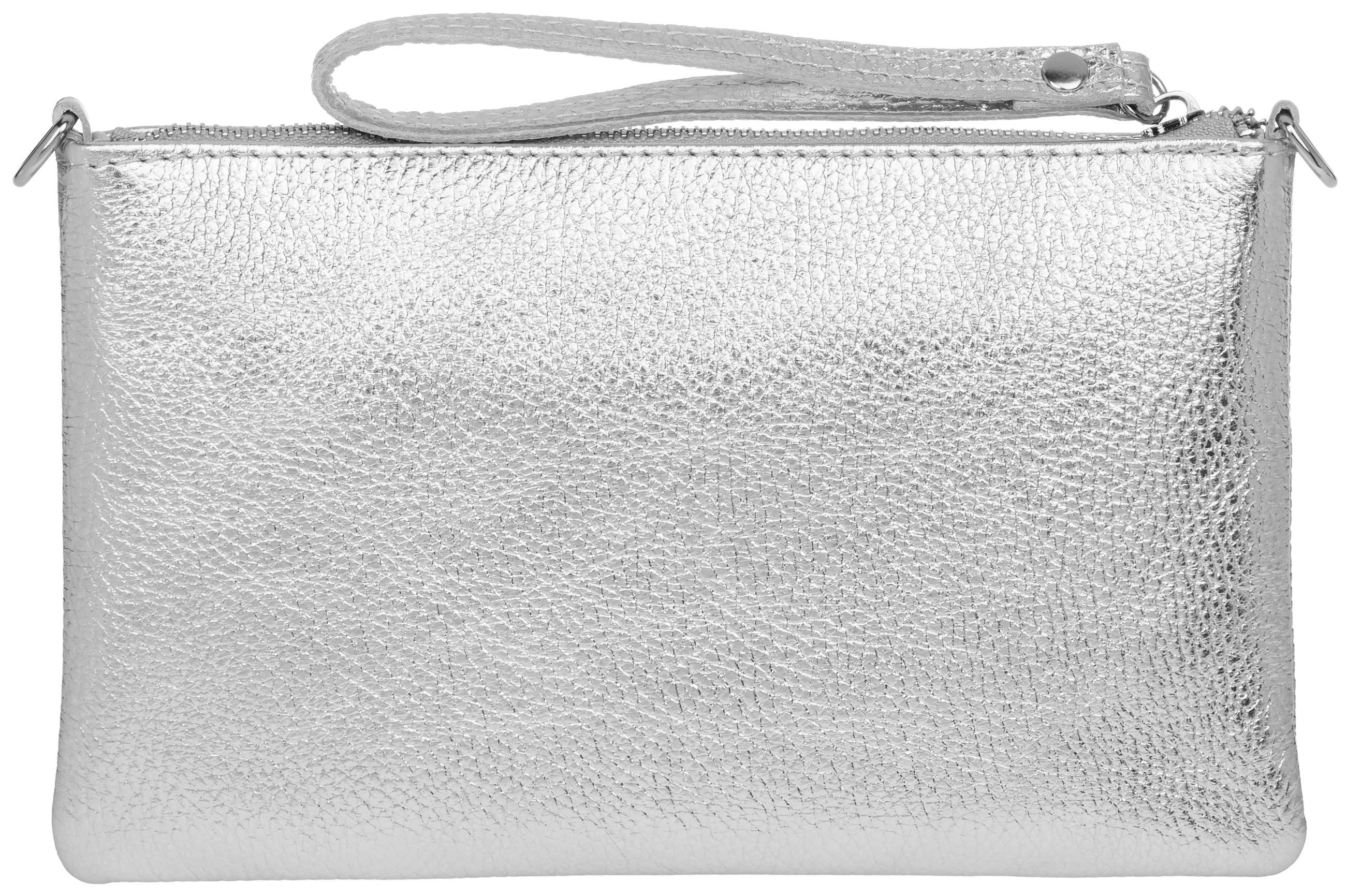 Caspar Clutch Abendtasche Kompakte Damen Leder Tasche - CLASSIC LINE - Modell No.834, leicht, elegant & unempfindlich - 100% Echtleder - Handmade in Italy – Bild 4 von 5