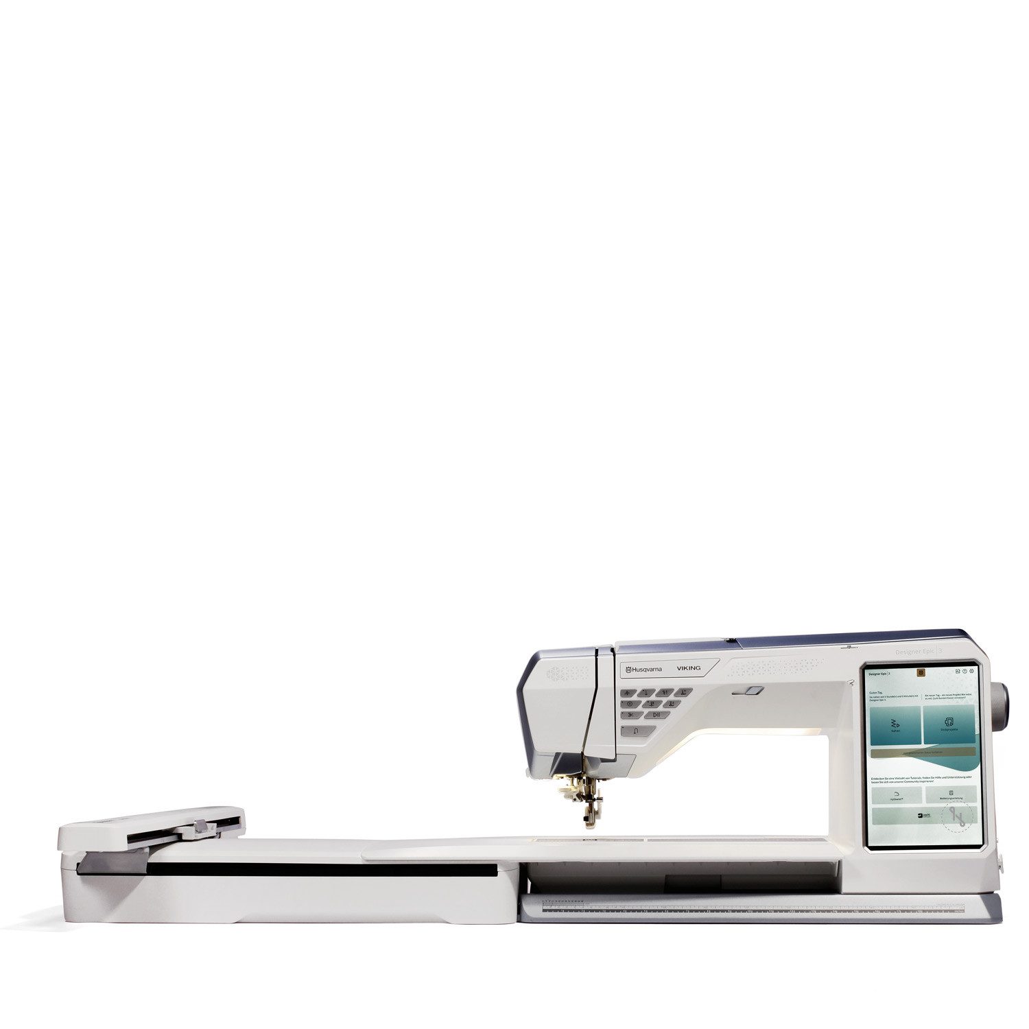 Husqvarna Viking Näh- und Stickmaschine Designer Epic 3 Nordic Frost mit Stickmodul, 870 Programme