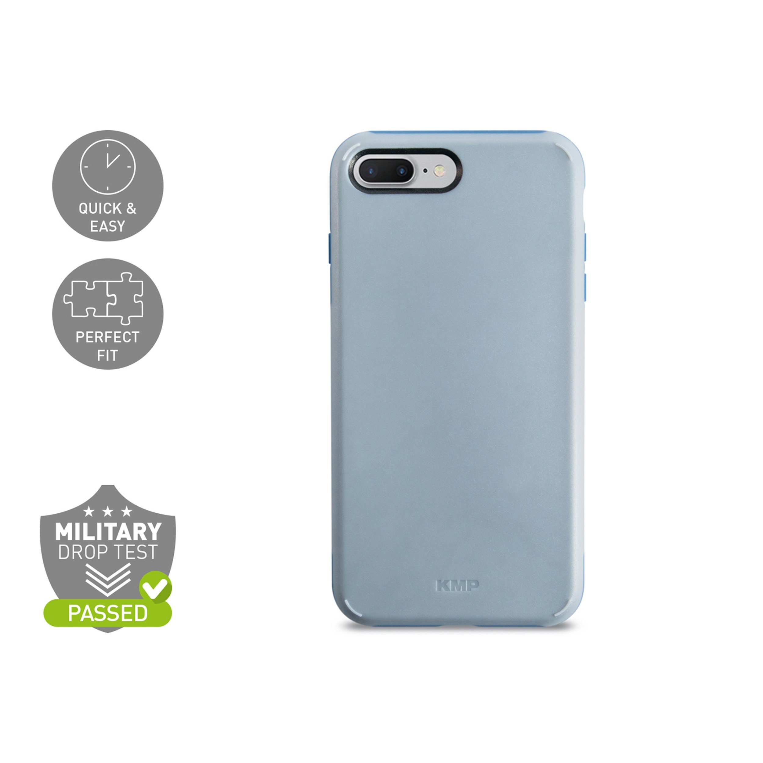 KMP Creative Lifesytle Product Handyhülle Sporty Schutzhülle für iphone 7 Plus Blue Sky 5,5 Zoll
