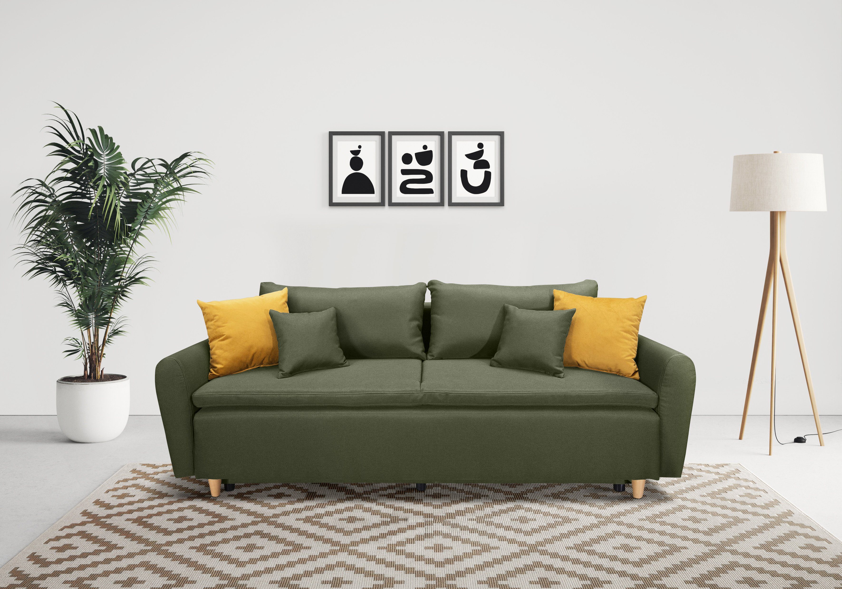 Sofa 2-Sitzer My Grün mit variabler Kopfstütze online kaufen