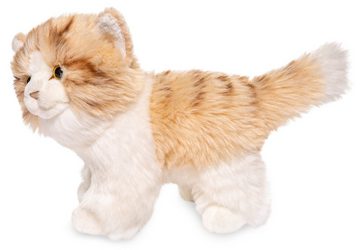 Uni-Toys Kuscheltier Kätzchen, stehend - versch. Farben - 18 cm - Plüsch-Katze, Plüschtier, zu 100 % recyceltes Füllmaterial