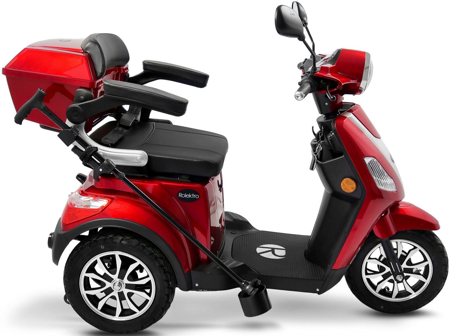 Rolektro Elektromobil Rolektro E-Trike 15 V.3 Lithium, 1000 W, 15 km/h, (mit Topcase)