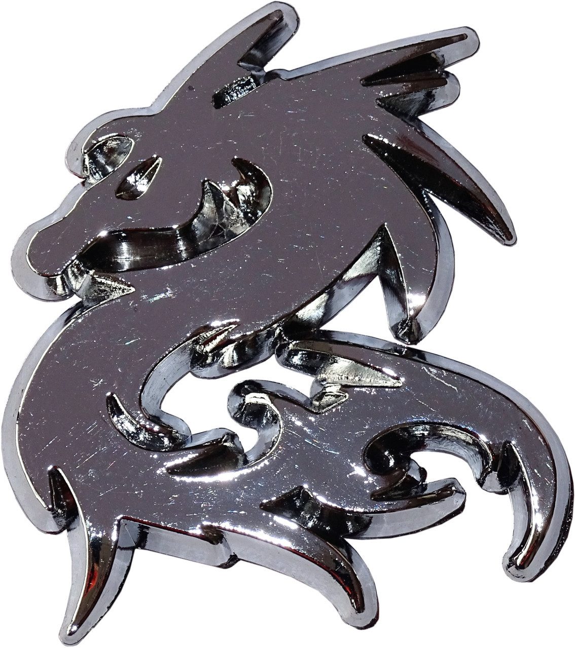 Aufkleber Hermann Schütz Relief-Chrome-Tattoo Drache 55x45mm