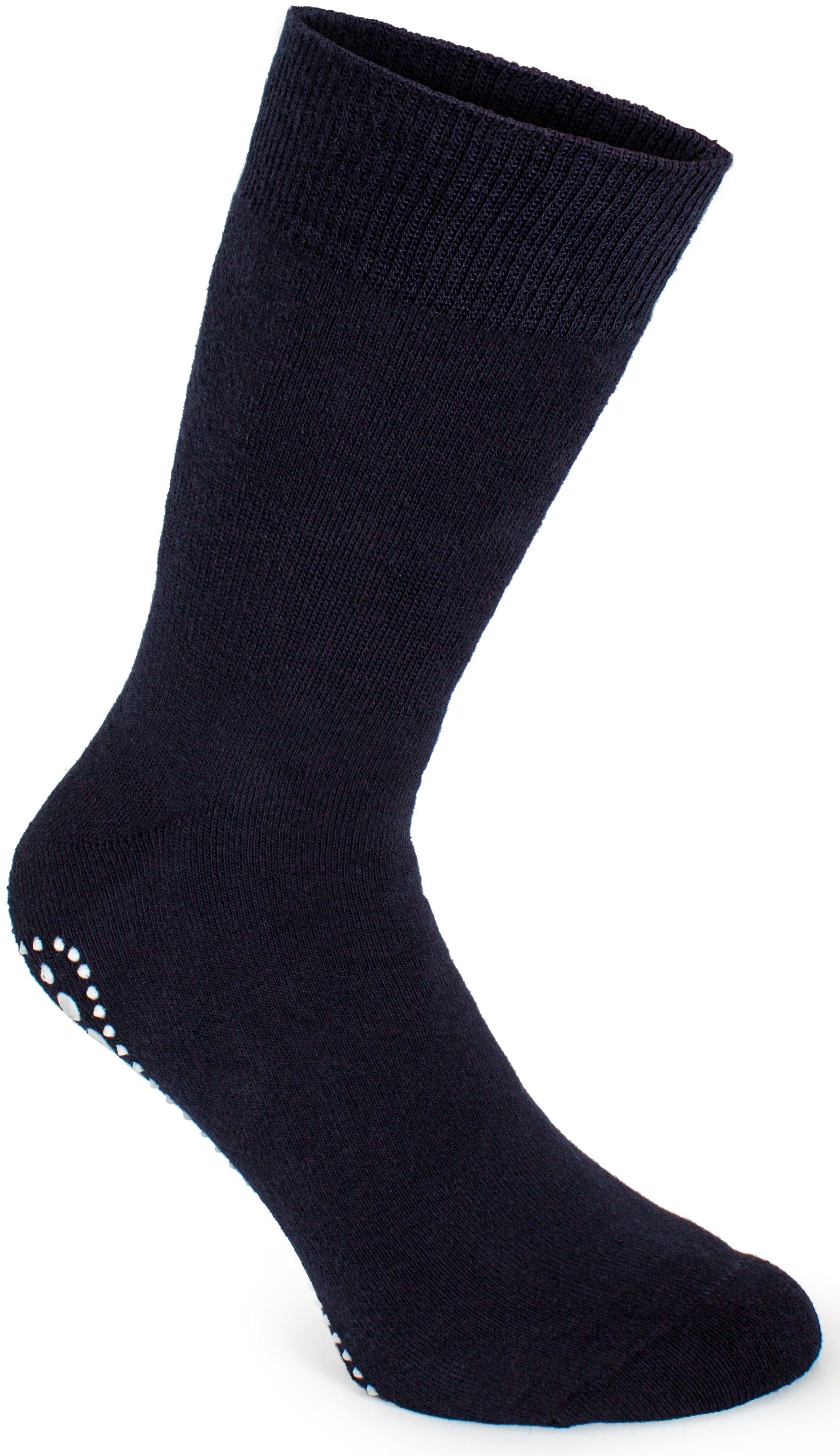 BRUBAKER ABS-Socken Unisex Haussocken (4-Paar, Baumwolle) Anti Rutsch Socken für Damen und Herren – Bild 4 von 5