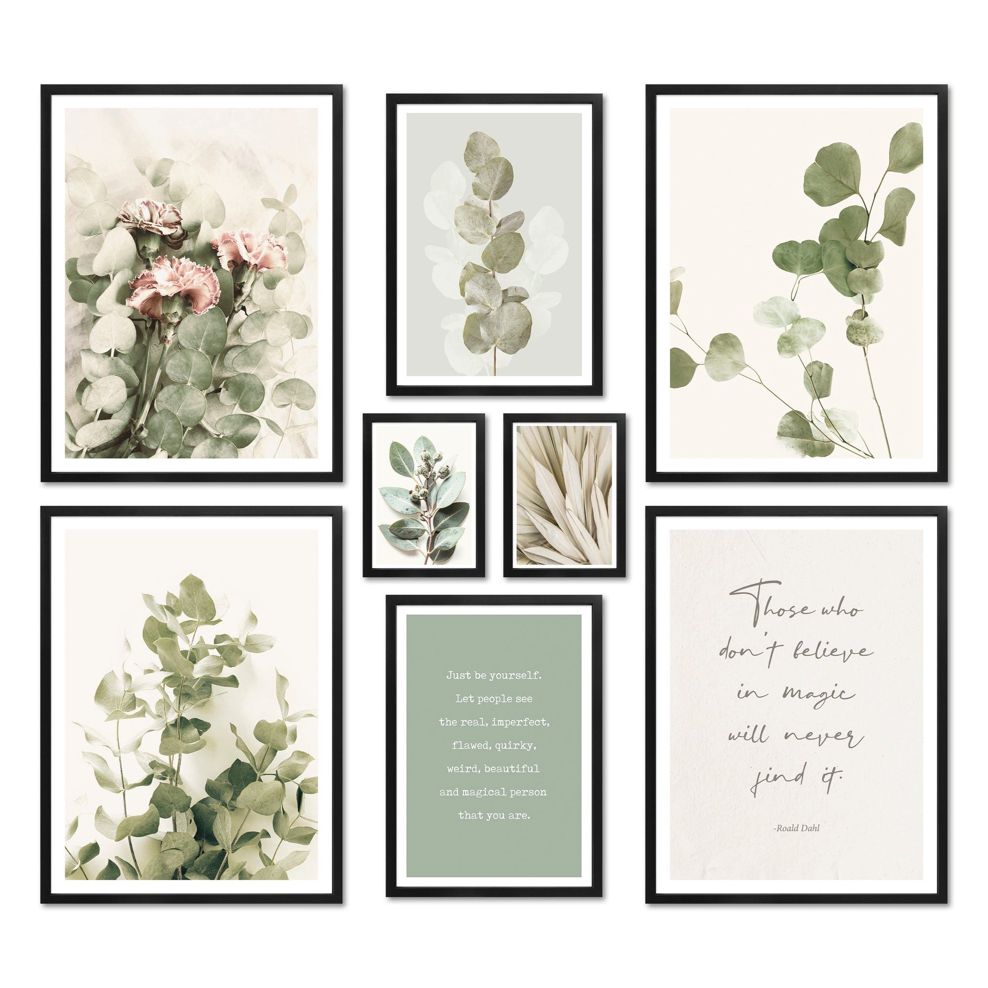 ARTFAVES Bilder-Collage Poster Set - EUCALYPTUS günstig online kaufen