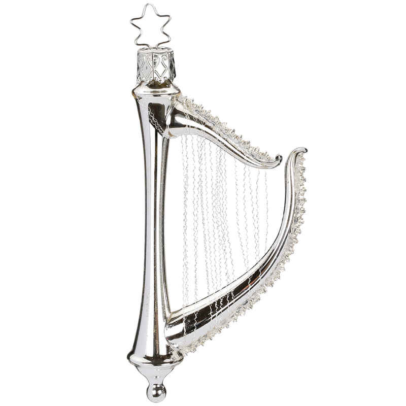 Christbaumschmuck Harfe viktorianisch 11,5cm (1-tlg), mundgeblasen
