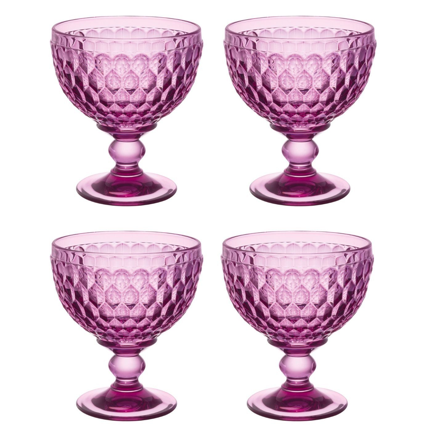 Villeroy & Boch Sektglas Boston Berry, Kristallglas, Spülmaschinenfest