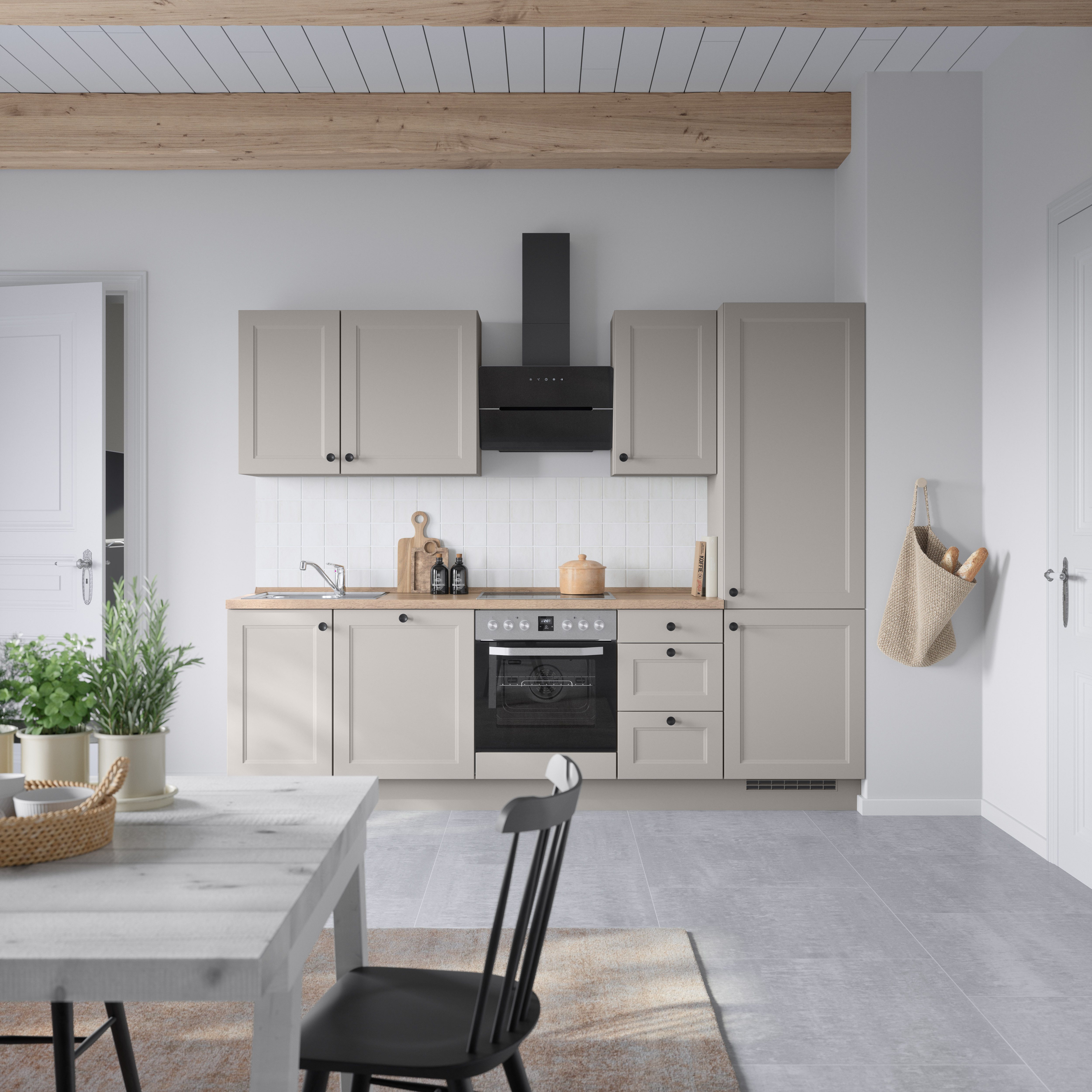 nobilia® Küchenzeile "Cascada II", NEU: individuell anpassbar mit gratis Profi-Beratung, vormontiert, Breite 270 cm, Ausrichtung wählbar, wahlw. mit E-Geräten