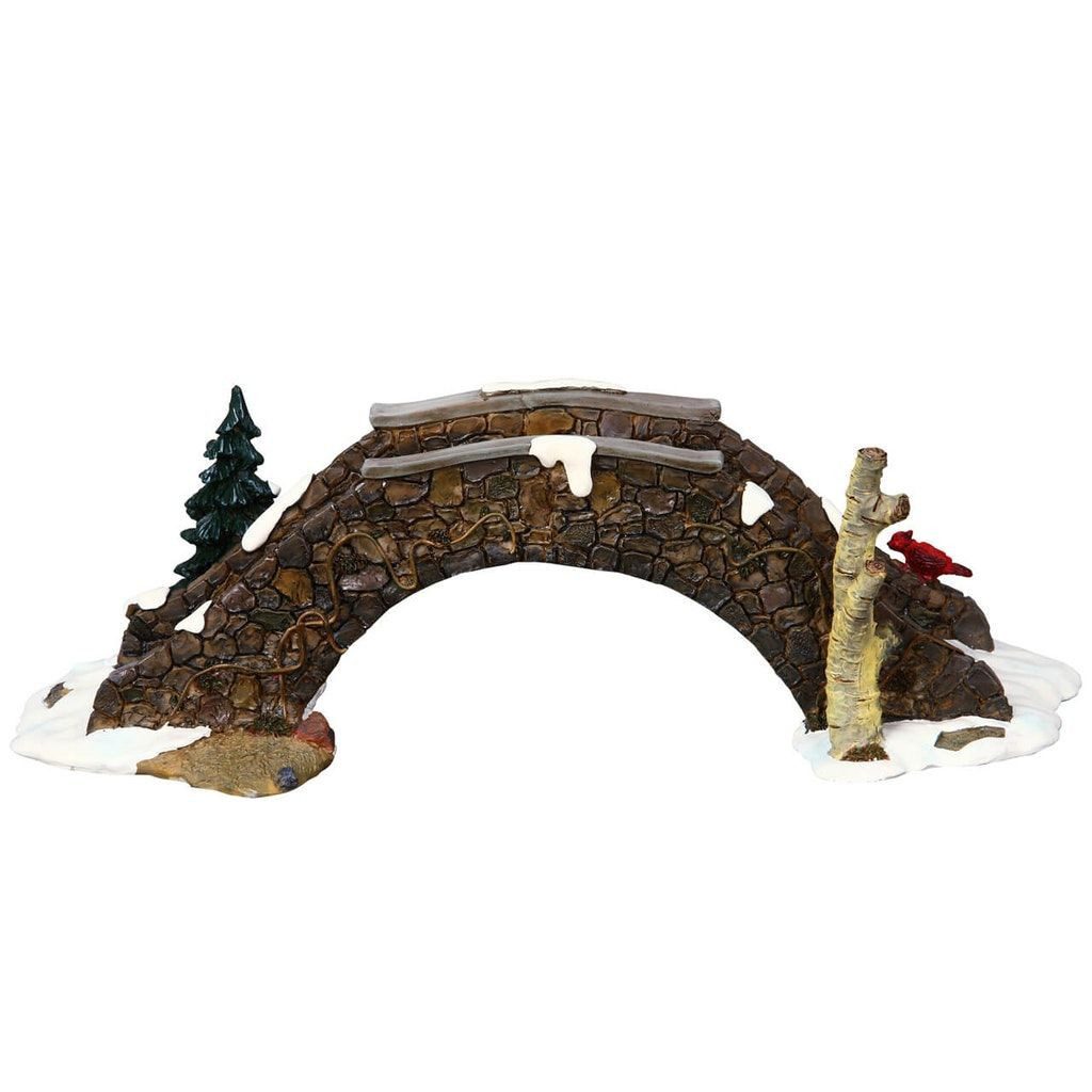 LeMax Weihnachtsdorf Alte Steinbrücke / Lemax Olde Stone Bridge 03328