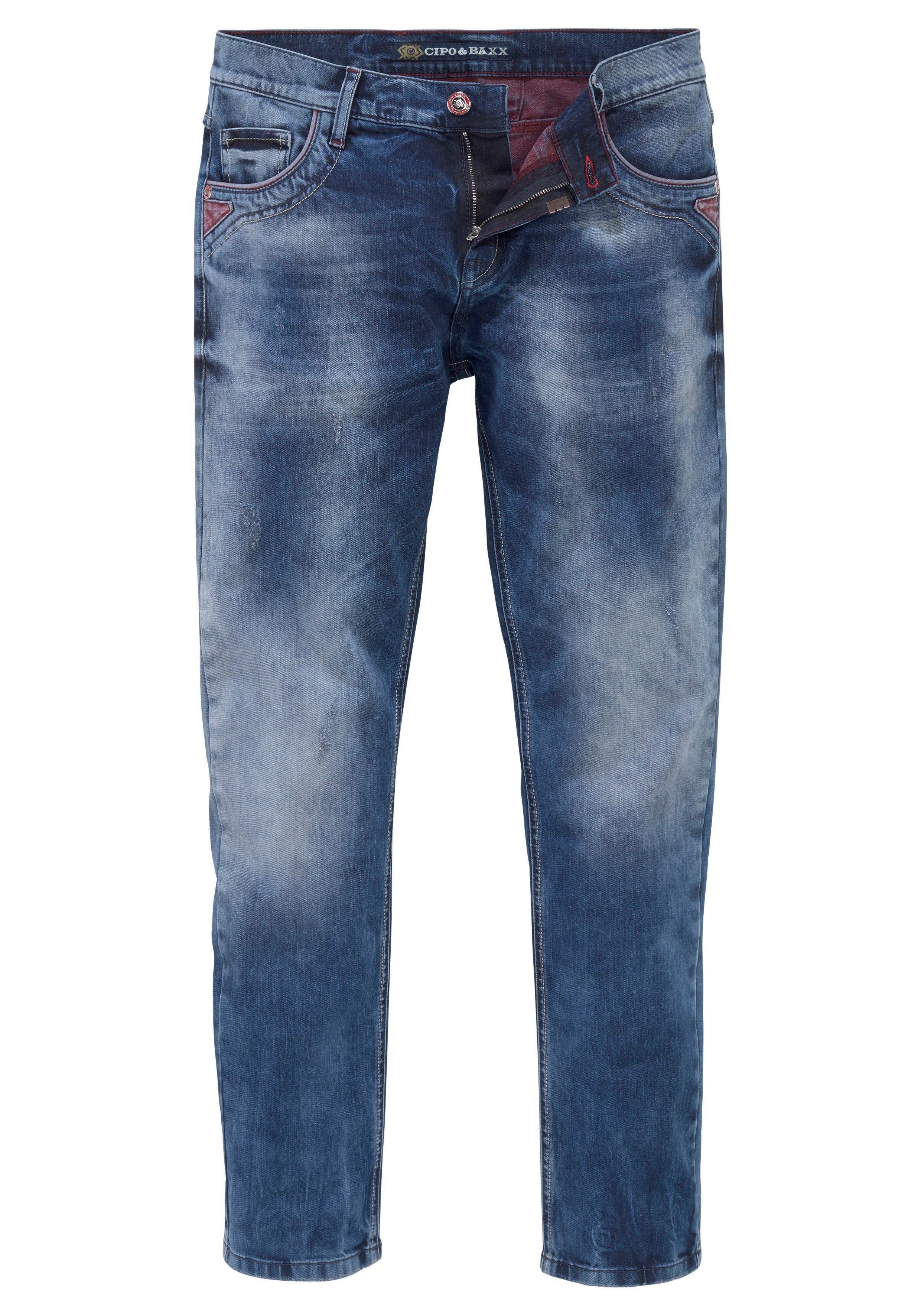 Straight-Jeans Red Dot