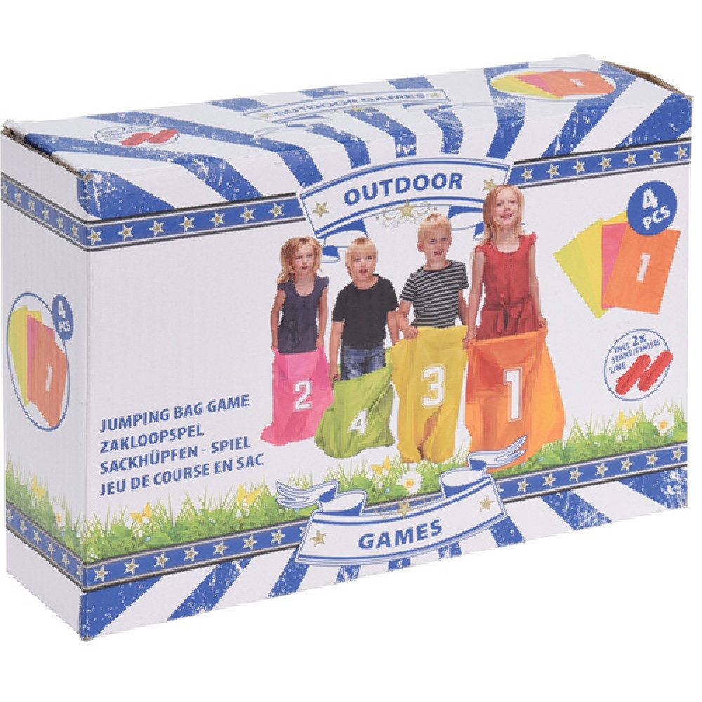 Stolz GmbH Spiel Sackhüpfen-Spiel 4er-Set Größe 71x50cm Sprungsack, Sackhüpfen