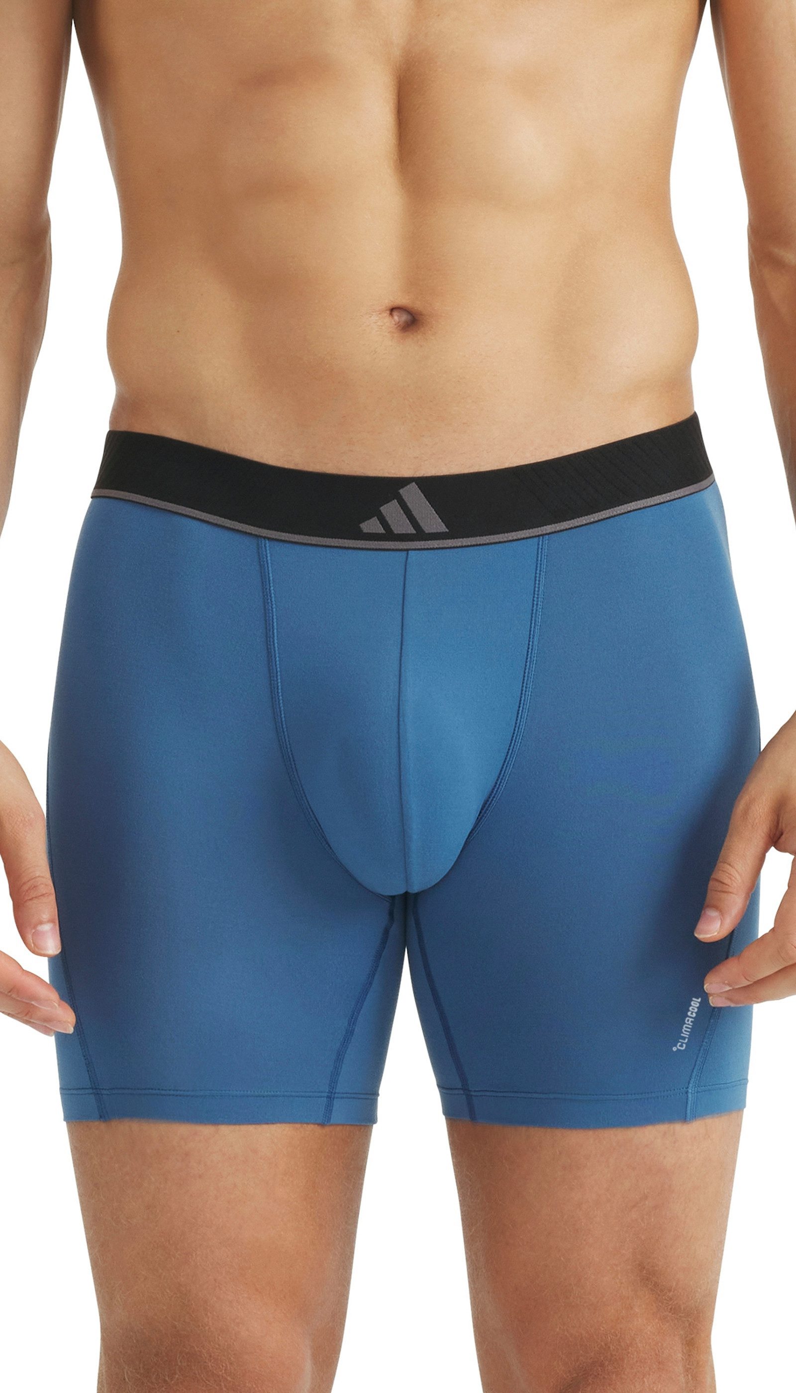 adidas Sportswear Boxer Active Micro Flex (3er Pack) Logo-Bund, elastisch, Mikrofaser, ohne Eingriff