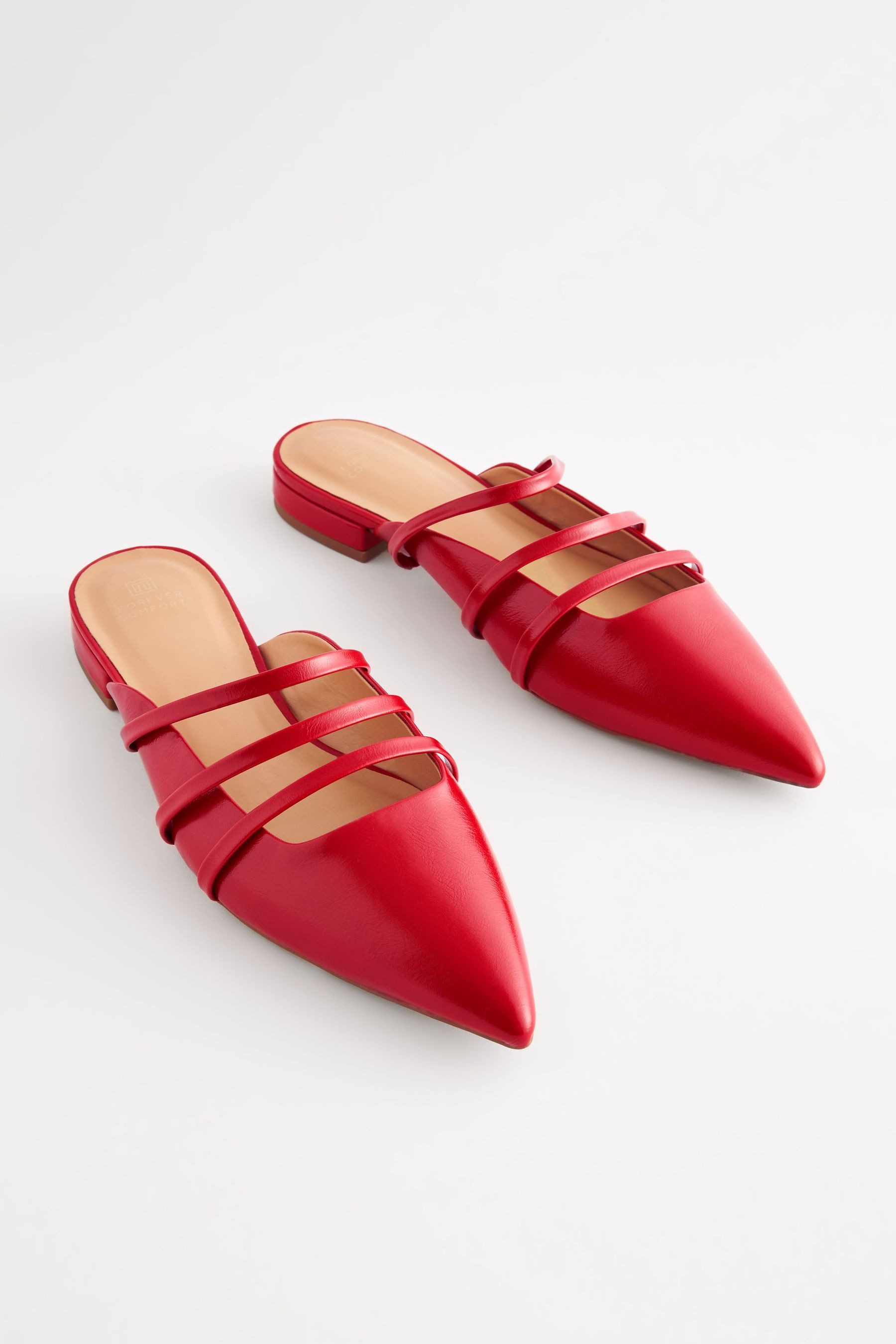 Next Forever Comfort® Spitze Pantoletten mit Riemchen Pantolette (1-tlg) günstig online kaufen