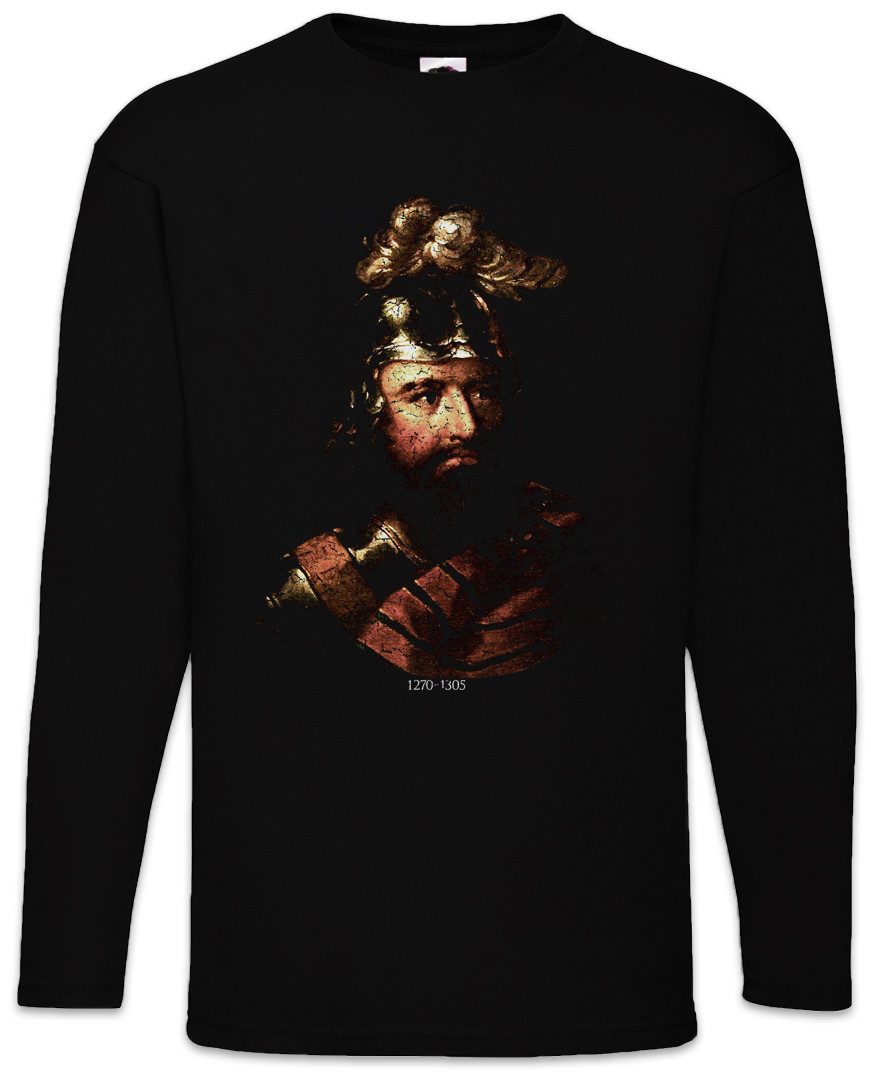 Langarmshirt William Wallace Langarm T-Shirt King Schottland Scotland Patriot