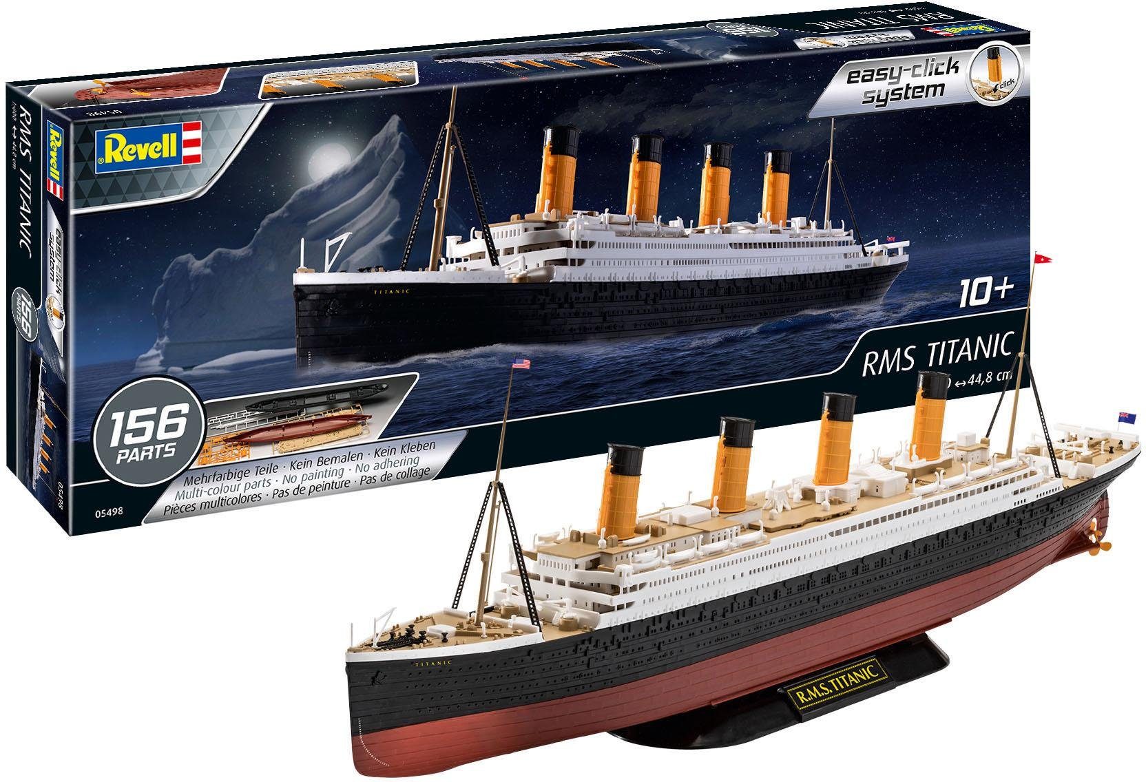 Revell® Modellbausatz easy-click RMS TITANIC, Maßstab 1:600, Made in Europe