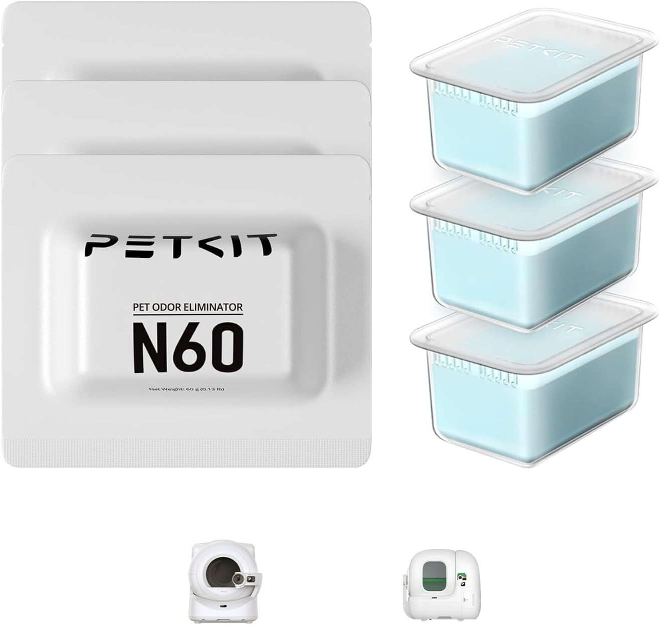 PETKIT Katzentoilette PETKIT Pet Odor Eliminator N60 3pcs