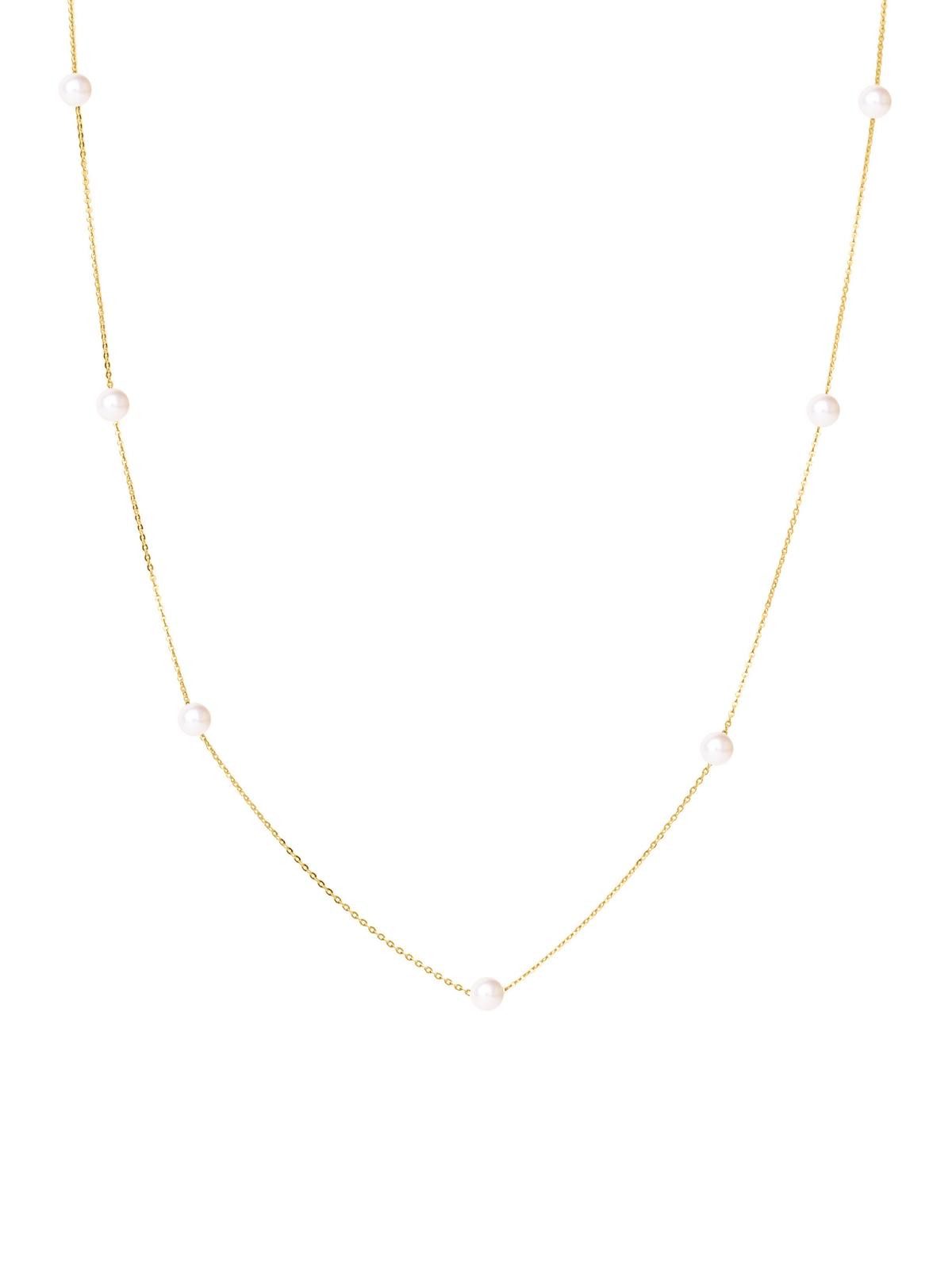 My Gold Goldkette Gold 375 (9K) mit Perlen (Set, 1-tlg., inkl. Schmuckbox)