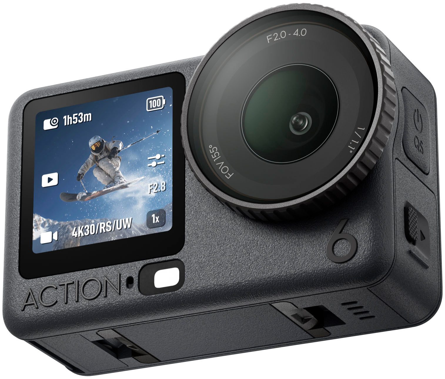 DJI Osmo Action 6 Standard Combo Action Cam (8K, WLAN (Wi-Fi), Bluetooth)