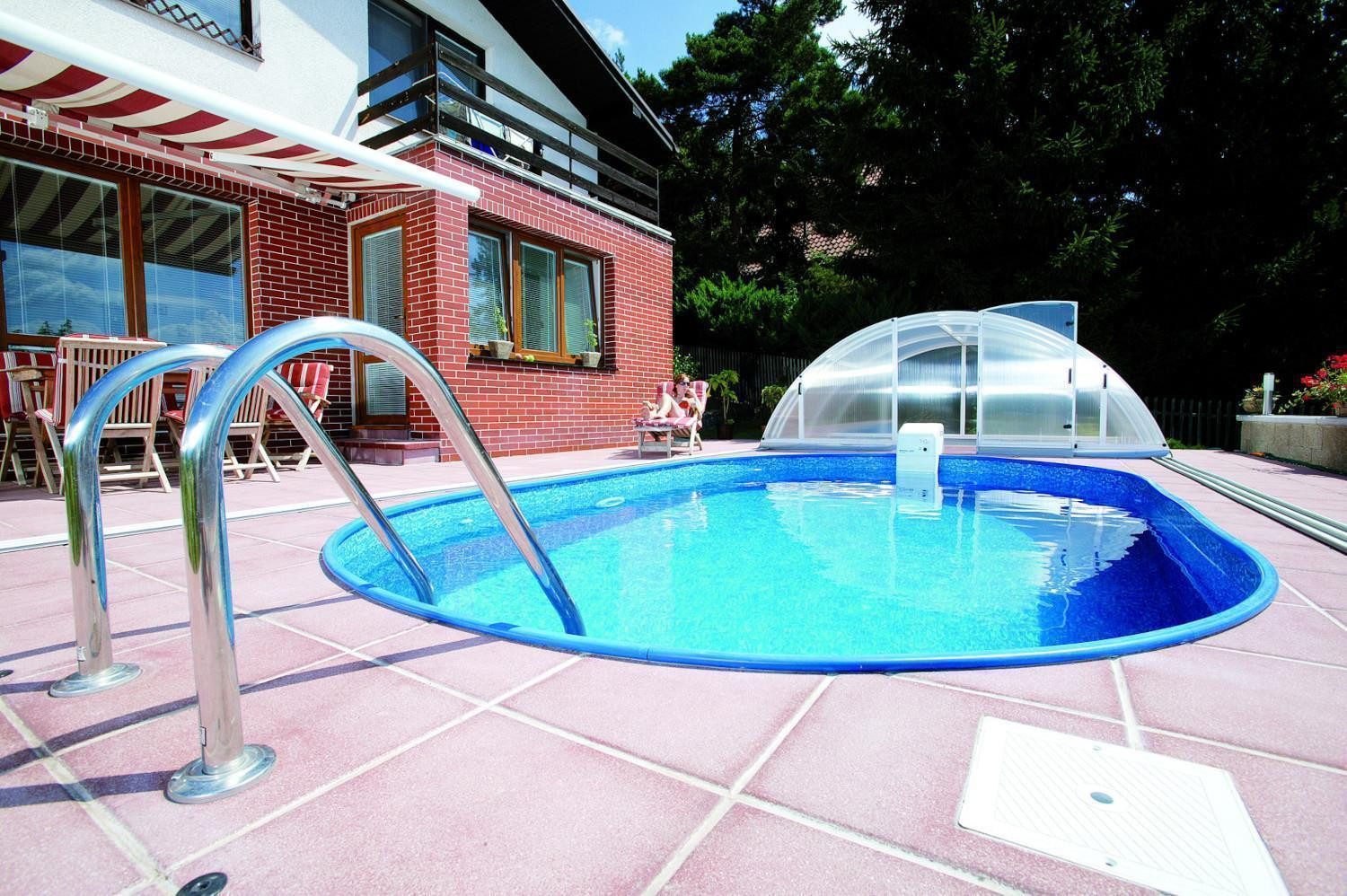 Pool Stahlwandpool Oval Ibiza 320 x 600 x 120 cm