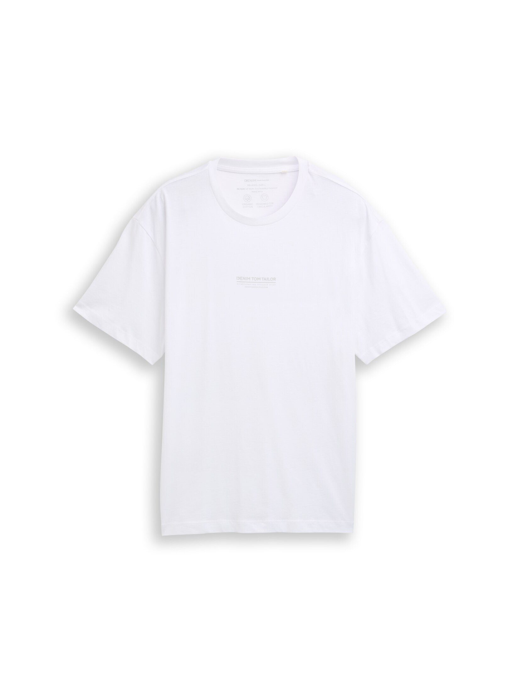 TOM TAILOR Denim T-Shirt T-Shirt (im Einserpack) Relaxed Fit T-Shirt aus Baumwolle