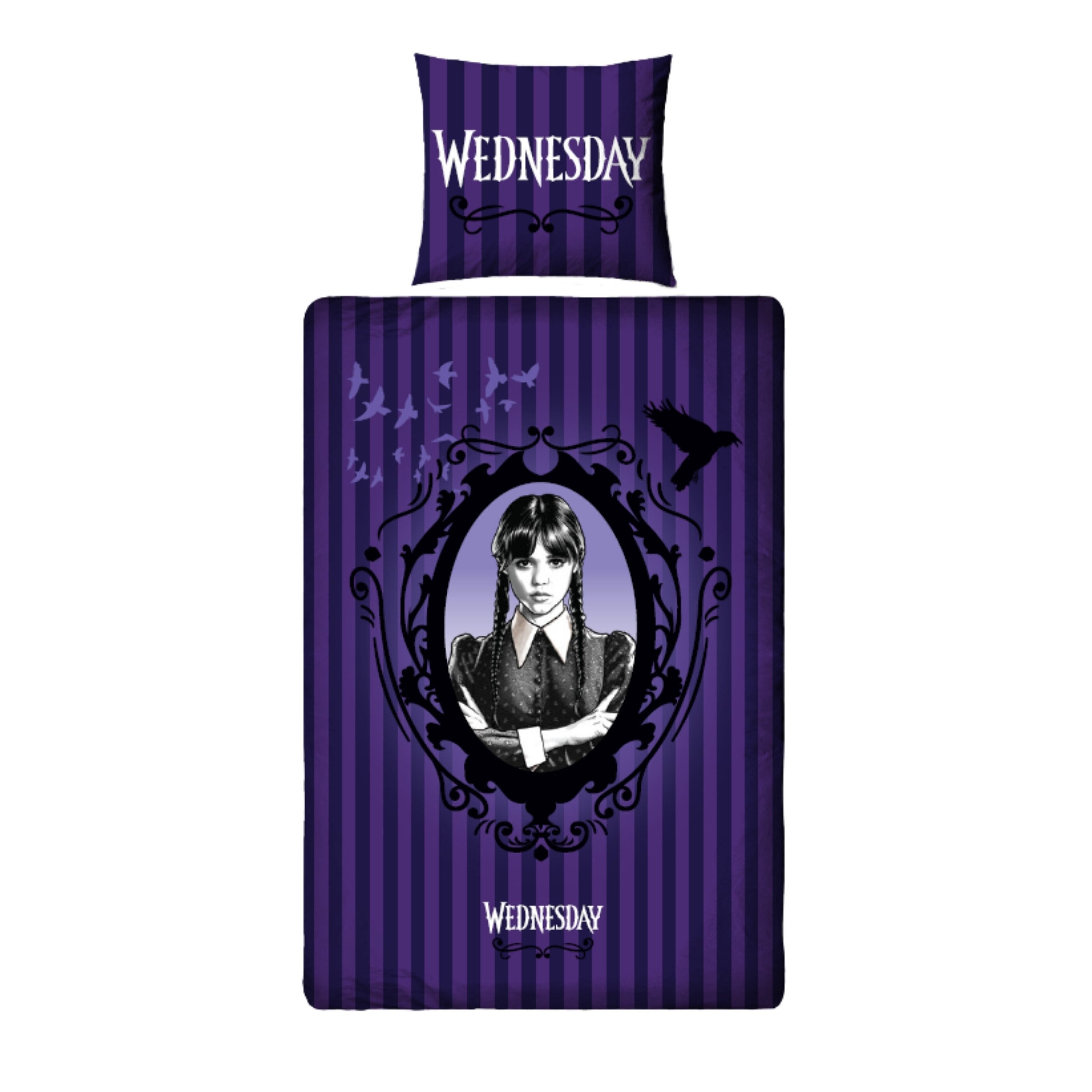 MTOnlinehandel Bettwäsche Wednesday Gothic Chic • Wende- Motiv für Teenager günstig online kaufen