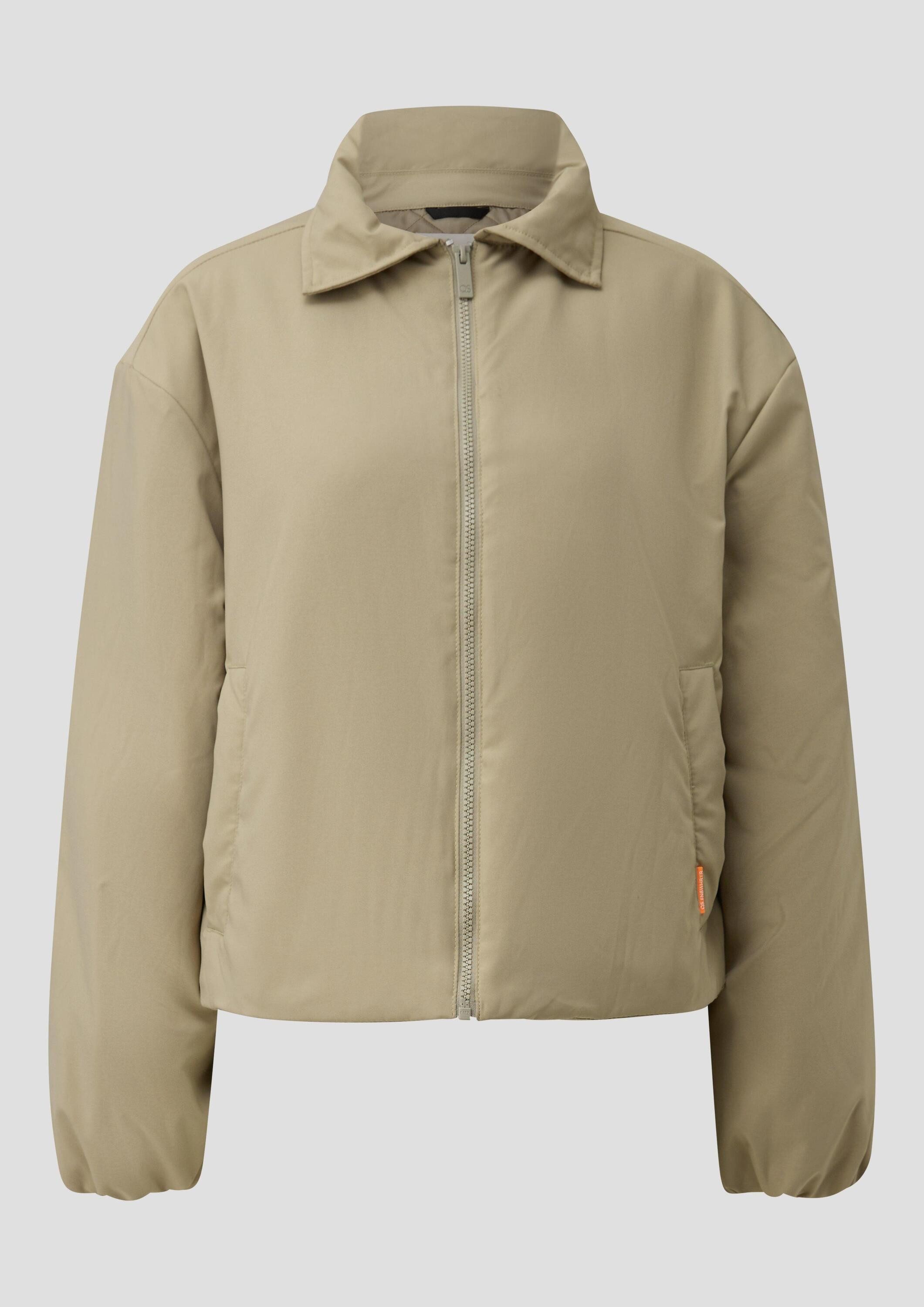 QS Funktionsjacke Outdoor-Jacke Leicht wattierter Blouson mit überschnittener Schulter