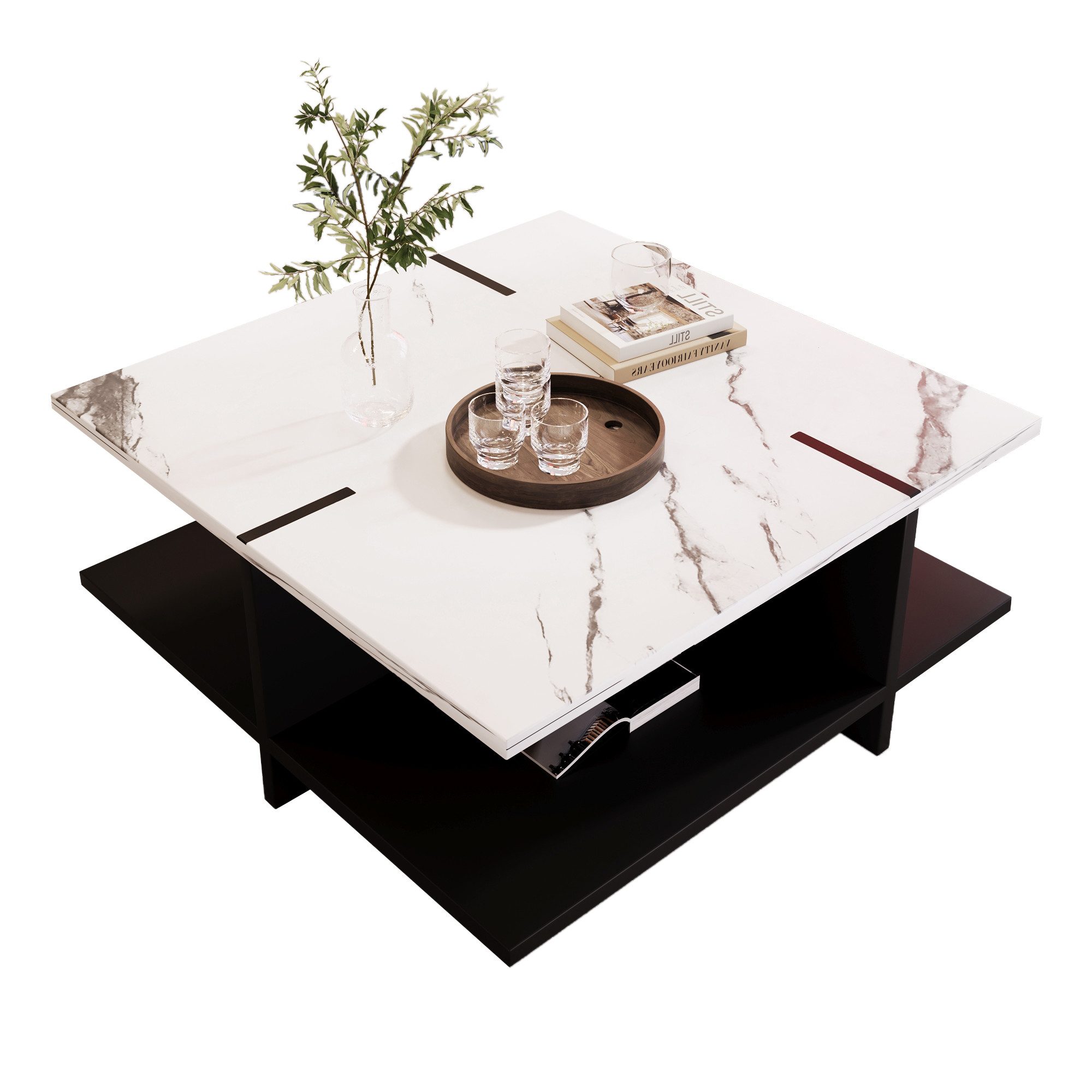 HAUSS SPOLE Couchtisch Quadratischer Couchtisch, minimalistisches günstig online kaufen