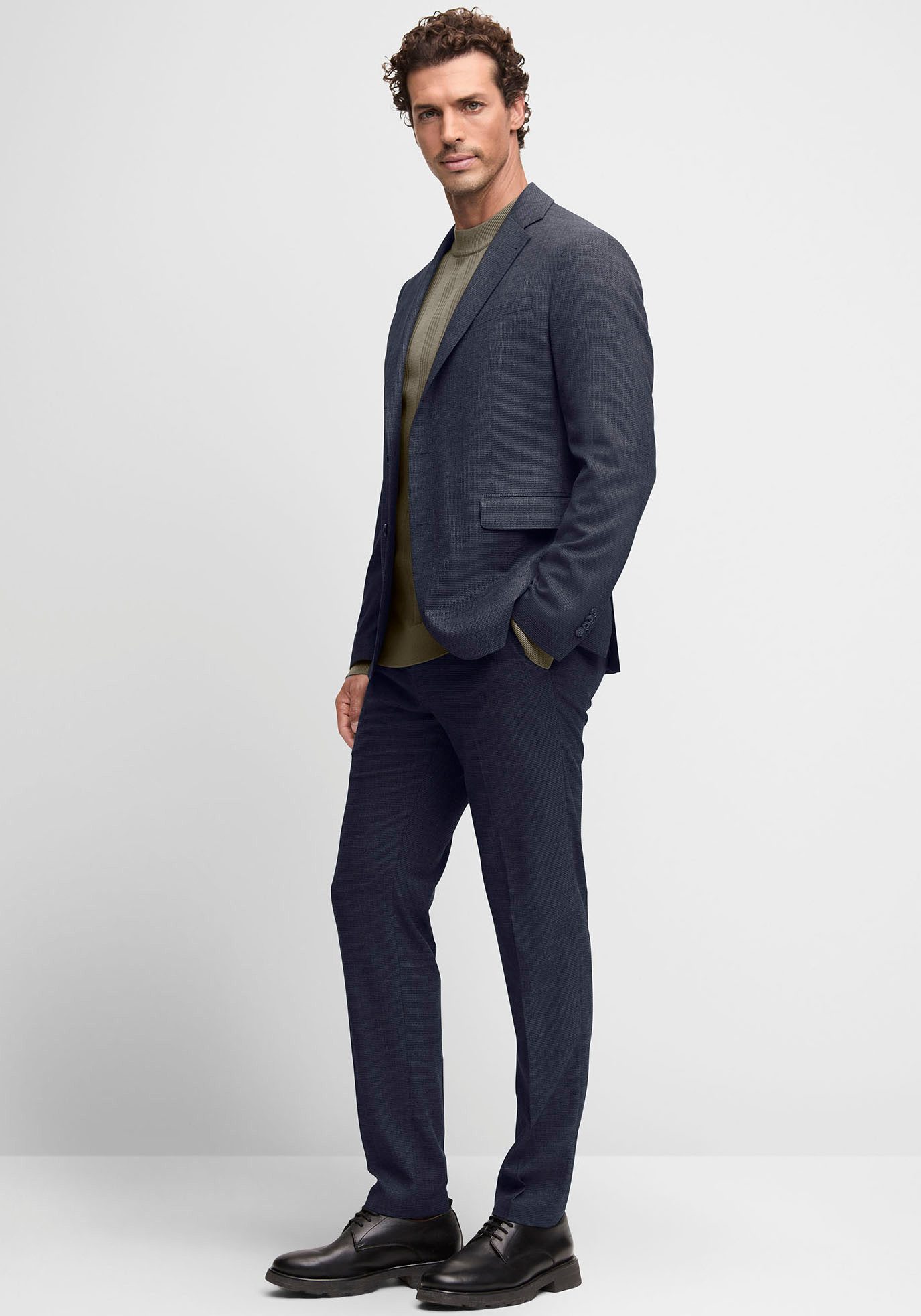 Cinque Anzughose CIBRAVO in dezentem Muster, Slim Fit