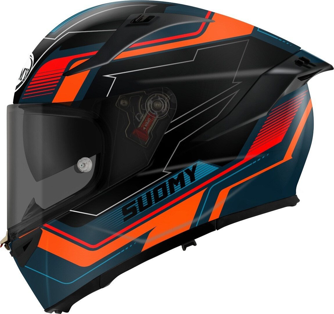 Suomy Motorradhelm Speedstar 2 Visual Helm, Notfallsystem-Polsterung (EQRS),integriertes Sonnenvisier