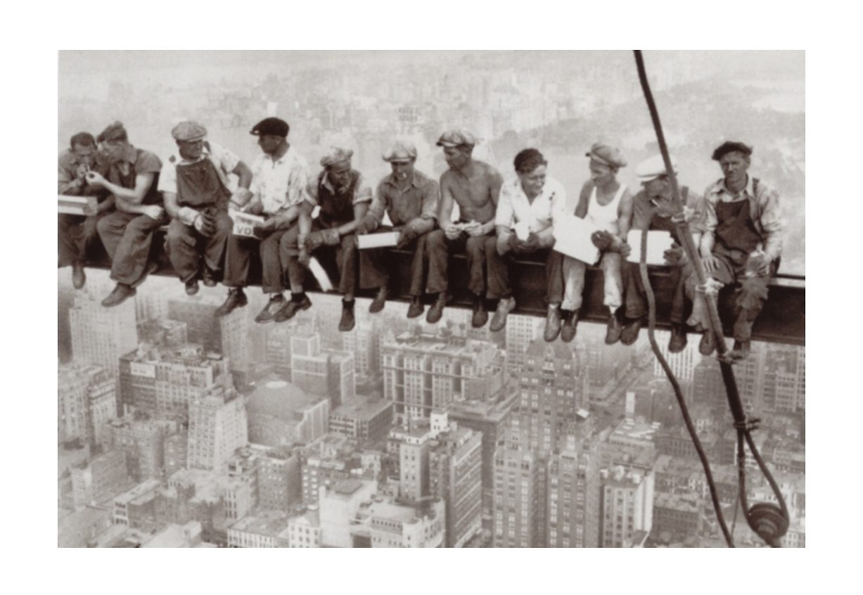Home affaire Wandbild »Eating above Manhattan«, 90/60 cm-Otto