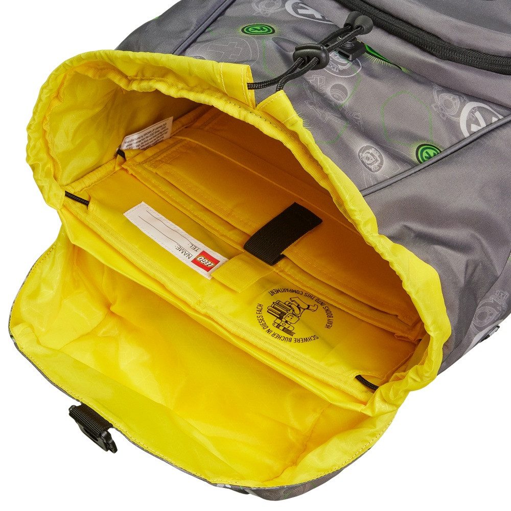 LEGO® Bags Schulrucksack Nielsen Master of Energy Ninjago Schulranzen (Set, 5-tlg., inkl. Federmäppchen und Sporttasche), Lego Ninjago Schultasche 1. Klasse