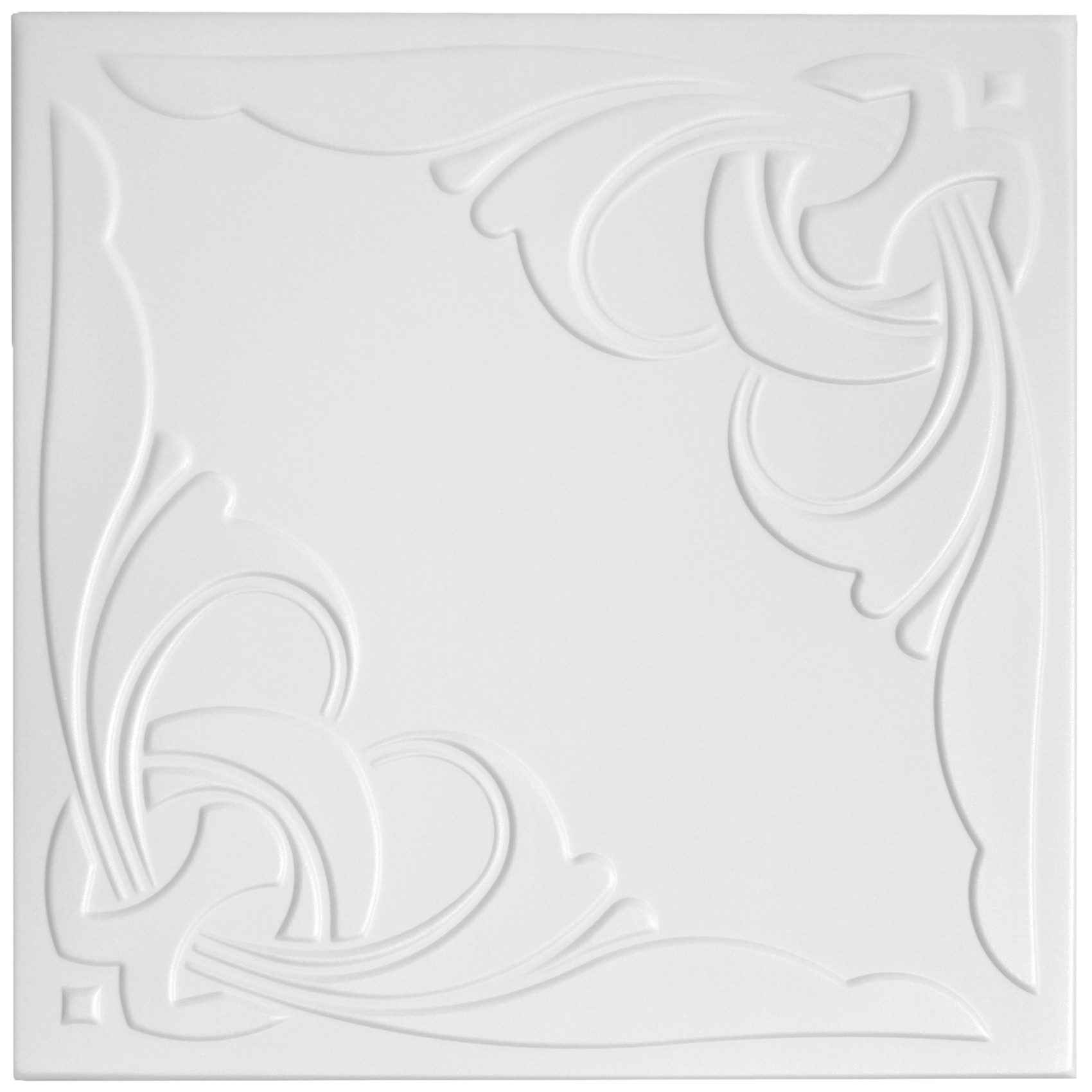 Hexim Wanddekoobjekt NR.95 (Deckenplatten 50x50cm Styroporplatten weiß XPS günstig online kaufen