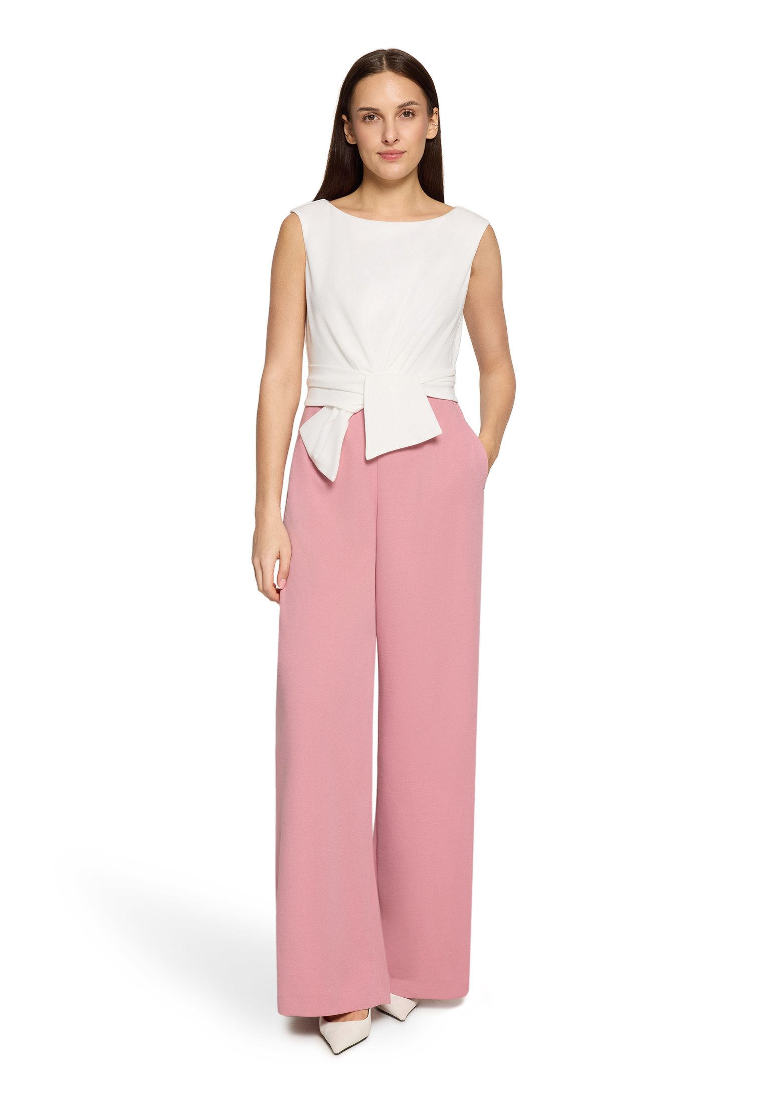 Vera Mont Overall Damen mit weitem Bein (1-tlg) Bunddetail