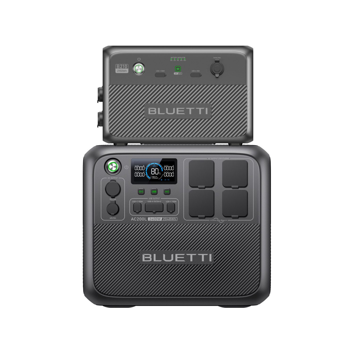 Stromerzeuger AC200L 2400W/2048Wh Tragbare Powerstation