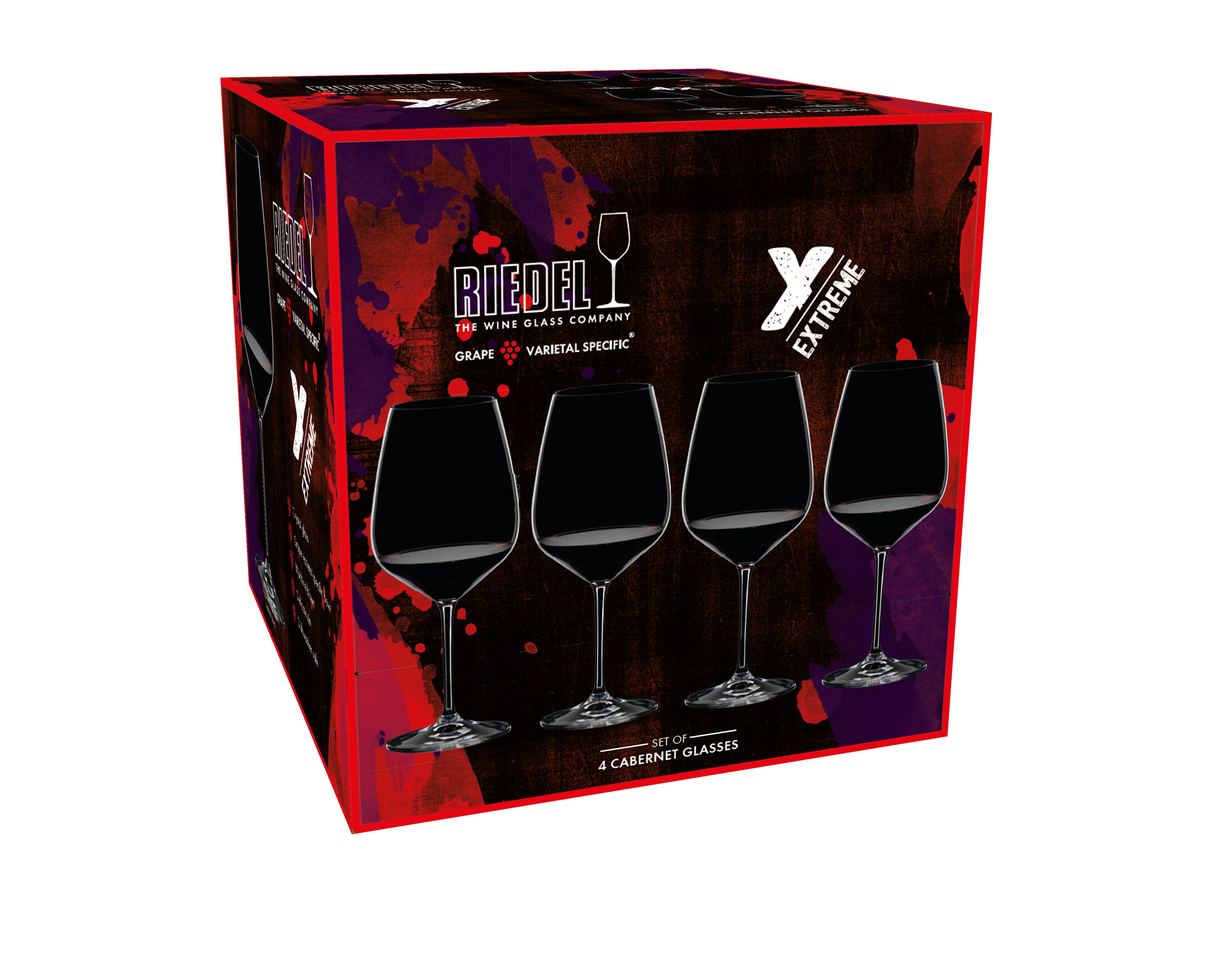 RIEDEL THE WINE GLASS COMPANY Rotweinglas EXTREME, 4-tlg., Kristallglas – Bild 4 von 5
