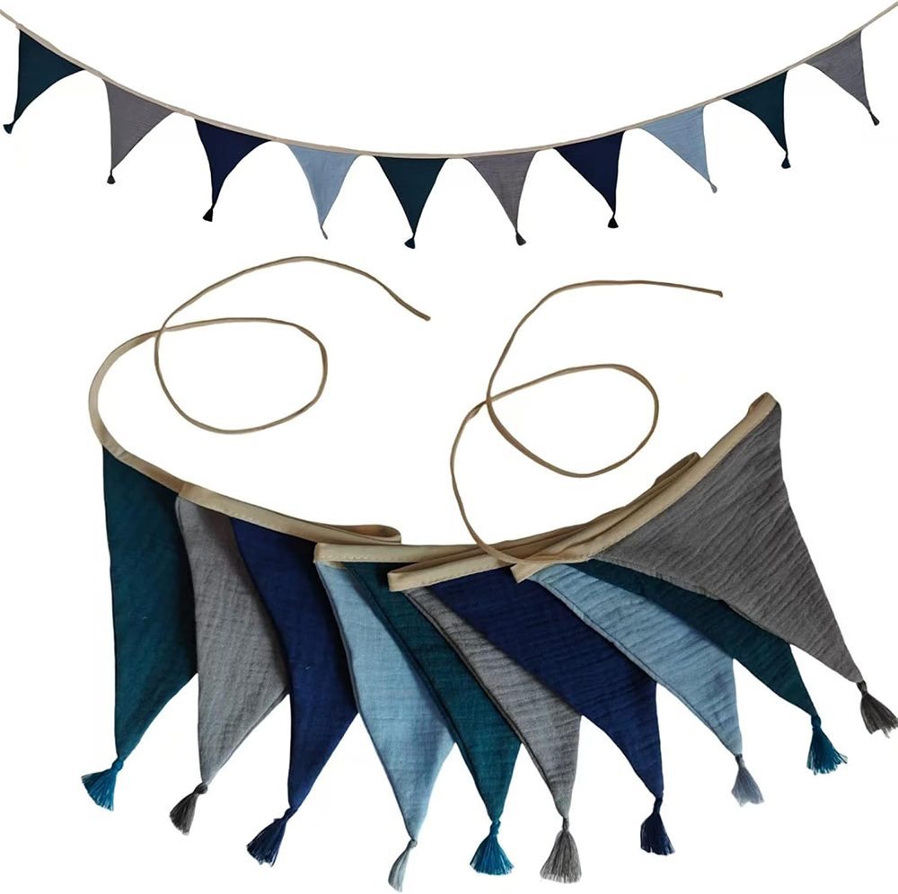 CLTYQ Wimpelkette Girlande Wimpelkette Kinderzimmer,Deko zum Aufhängen, Mädchen&Jungen Kinderzimmer Deko für Hausbett, Babybett & Kinderbett
