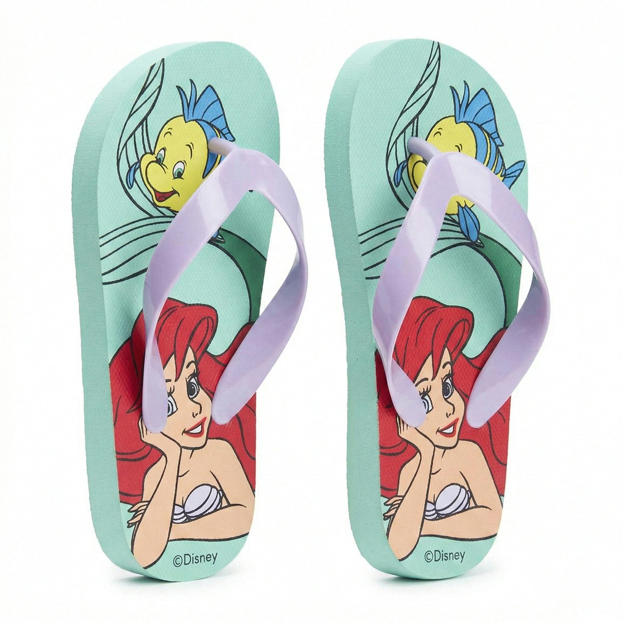 Disney Disney Arielle Meerjungfrau Kinder Flip Flops Zehentrenner Gr. 26-33 Zehentrenner