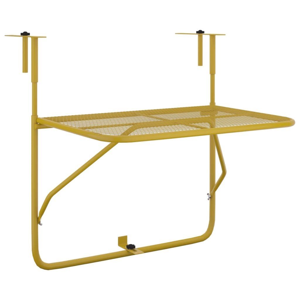vidaXL Gold DOTMALL (1-St) 60x40 Gold cm Balkontisch Stahl | Gartentisch Golden