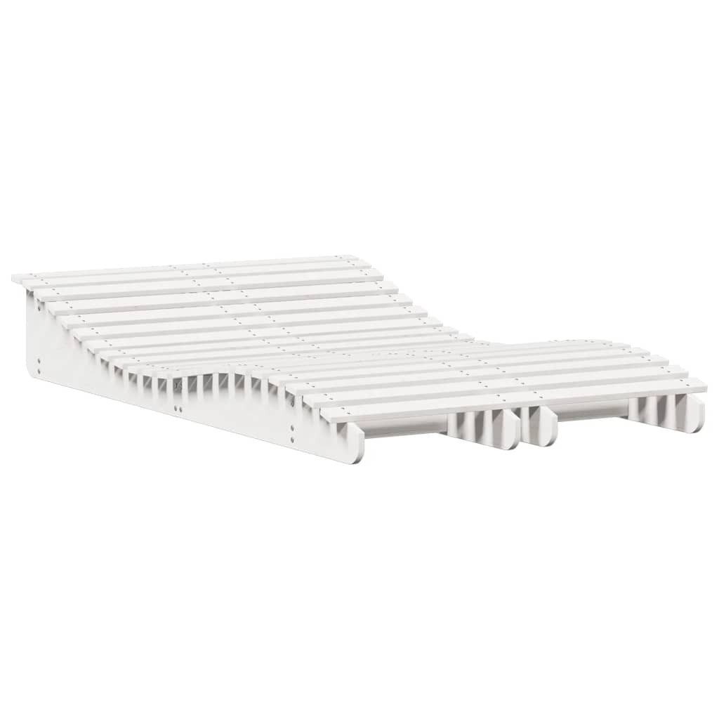 vidaXL Gartenliege Sonnenliegen 2 Stk. Weiß günstig online kaufen