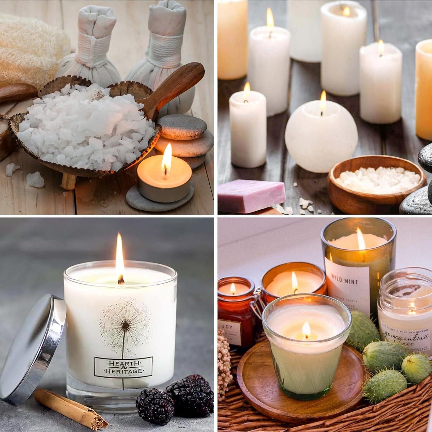 LuxusKollektion Stumpenkerze Kerzendochte 15cm Dochthalter 50 x Kerzendochte 15cm mit Dochthalter