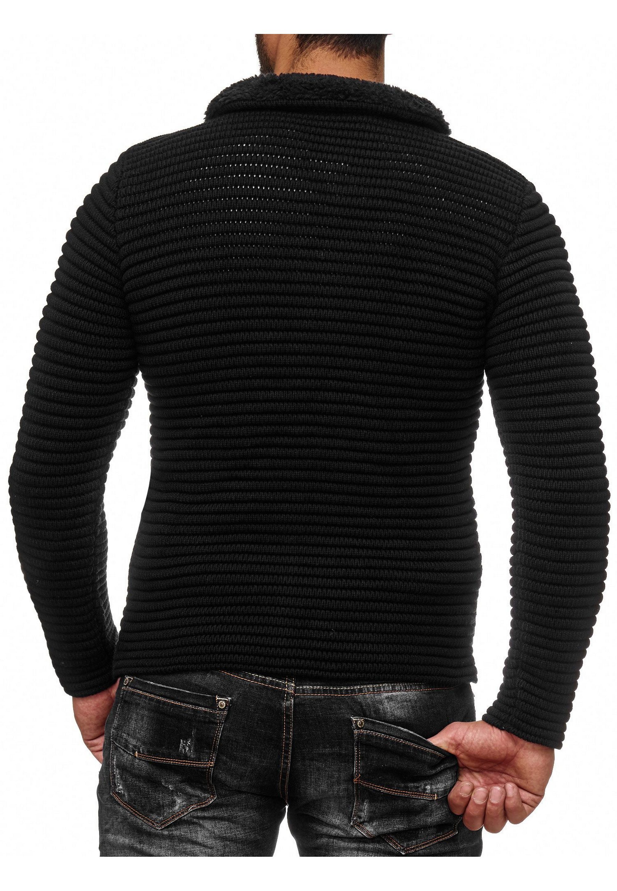 RedBridge Strickjacke Wichita mit Teddyfell