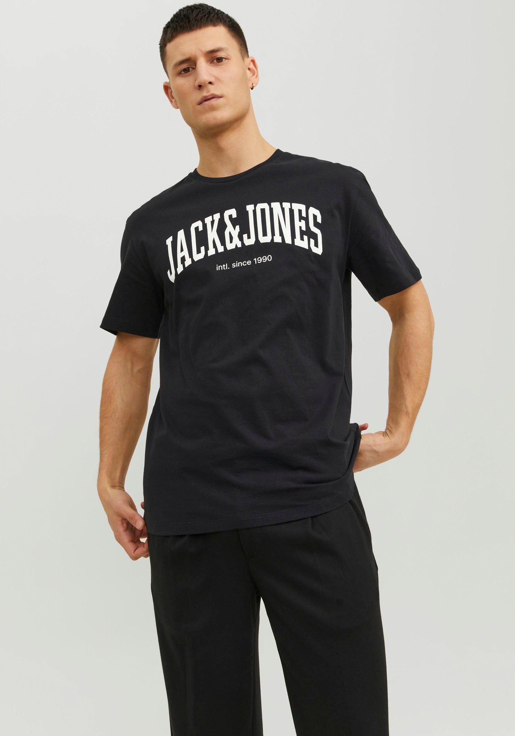 Jack & Jones Rundhalsshirt JJEJOSH TEE SS CREW NECK NOOS Black | T-Shirts