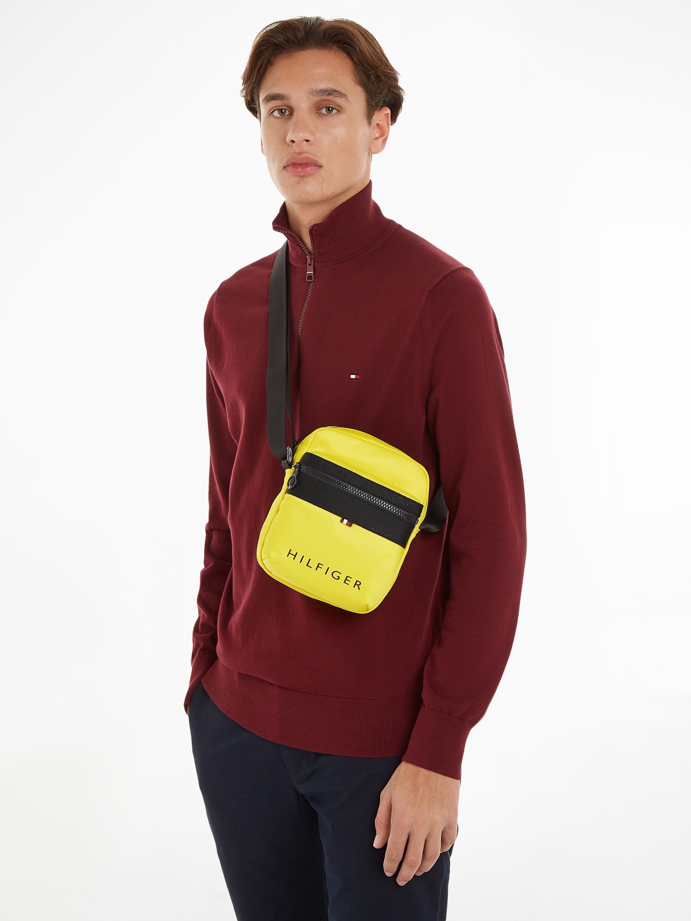 Tommy Hilfiger Mini MINI SKYLINE Markenlogo vorne TH mit gelb Bag REPORTER