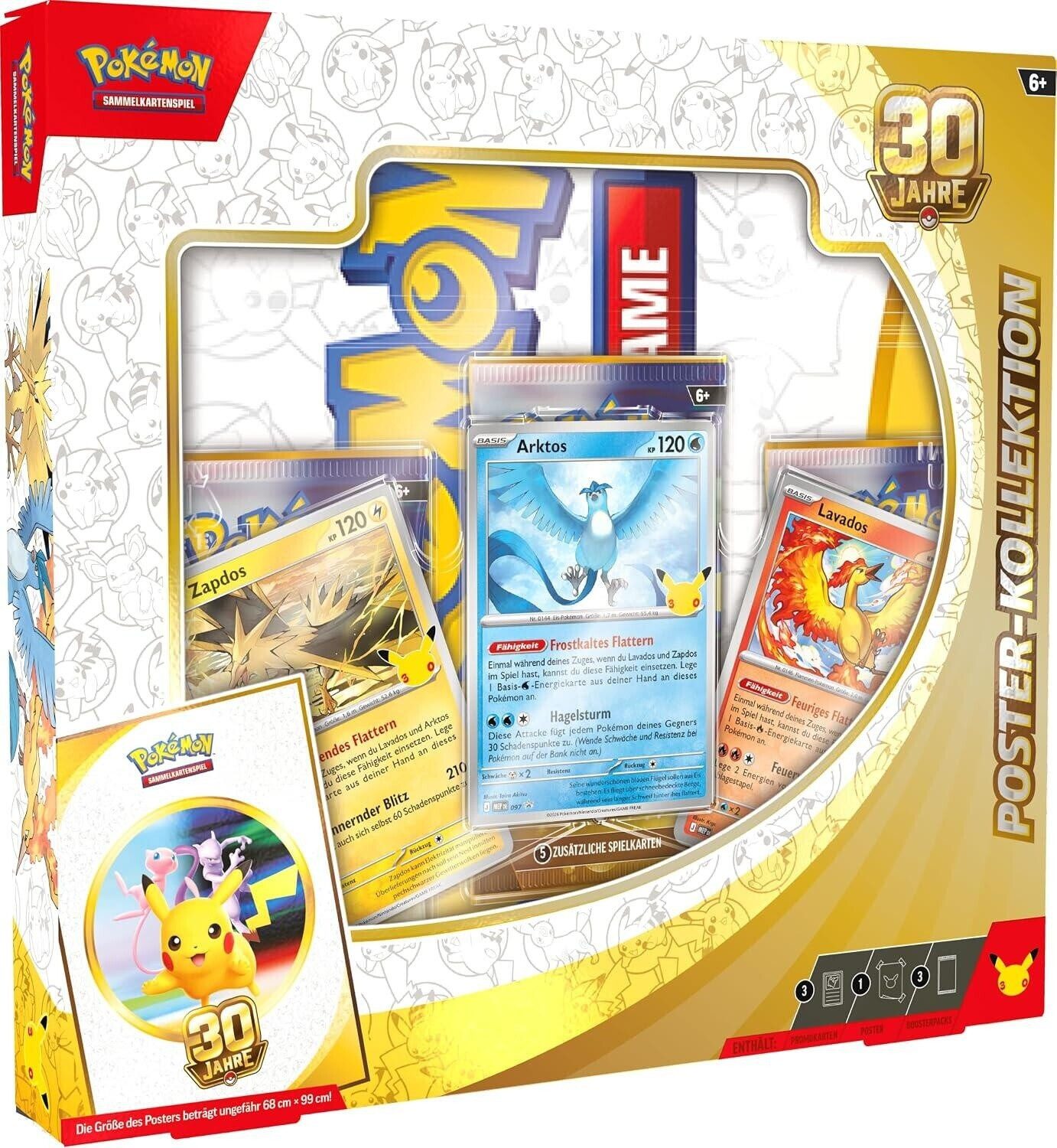 Amigo Spiel + Freizeit GmbH Sammelkarte Pokémon 30 Jahre Poster-Kollektion - Deutsch