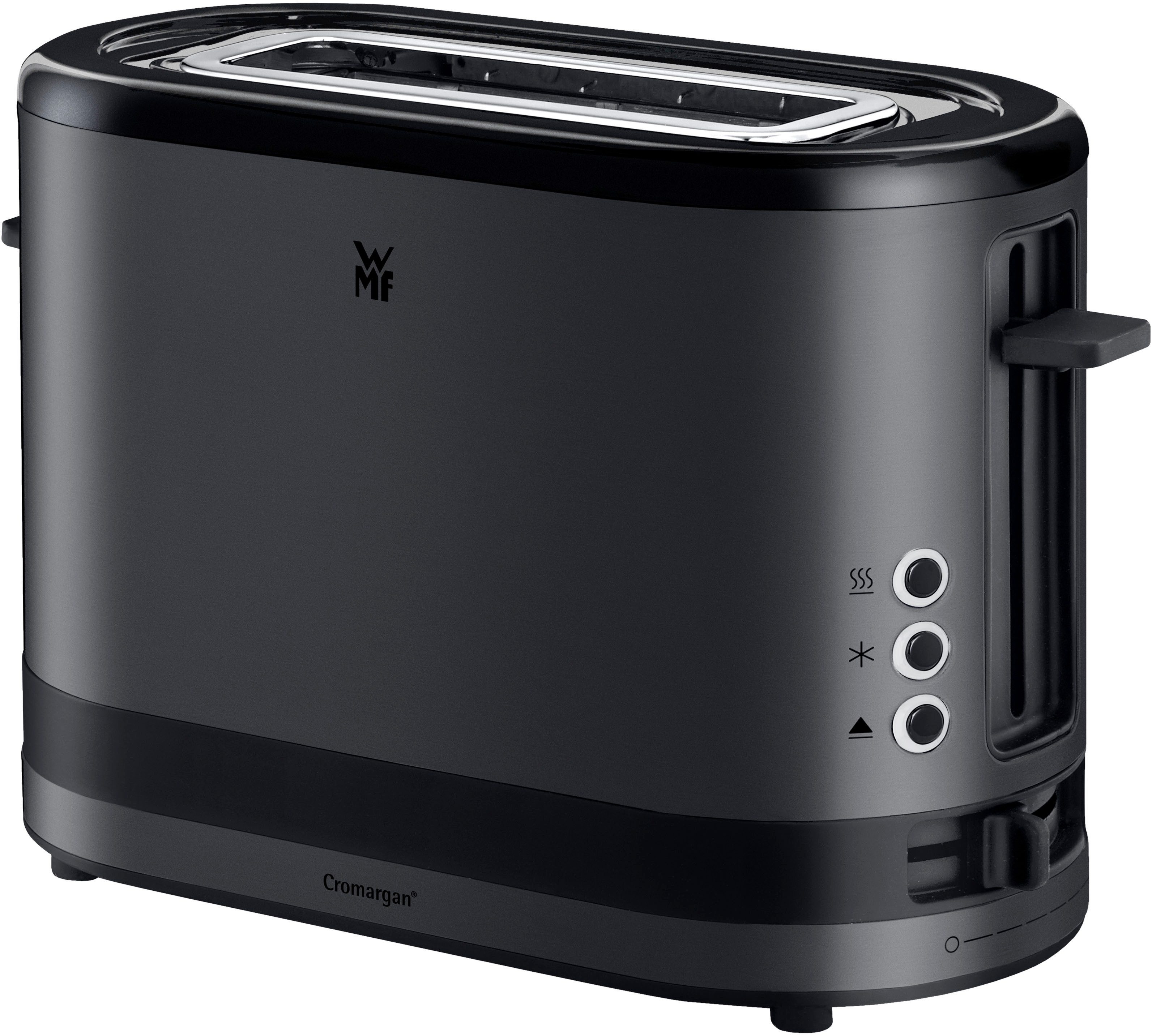 WMF Toaster KÜCHENminis®, 1 kurzer Schlitz, 600 W, kompakt, 7 Bräunungsstufen, Auftau-Funktion, Aufwärm-Funktion
